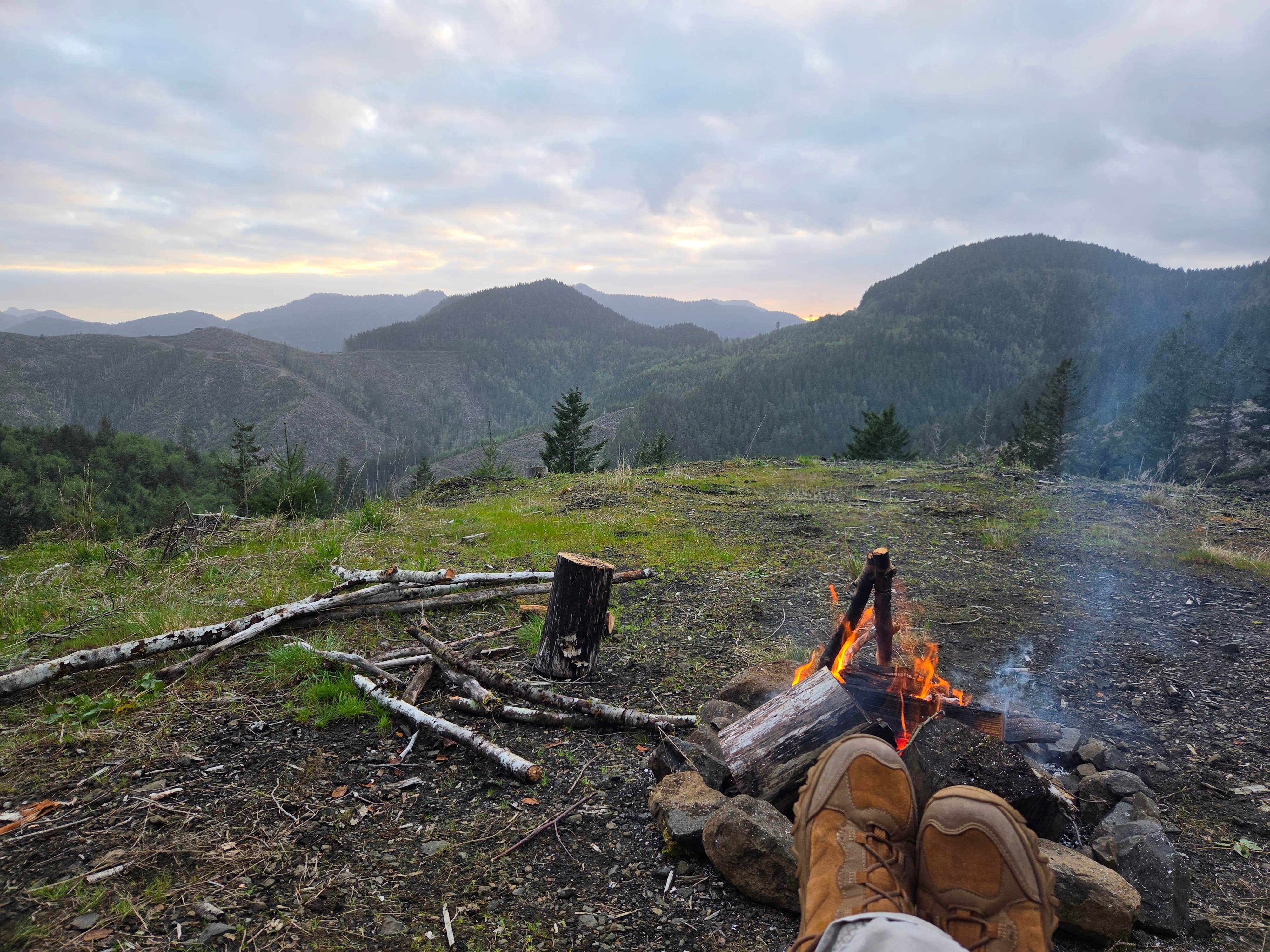 Camper-submitted photo at Scenic Overlook Dispersed Camp near Foley Creek near Gaston, OR