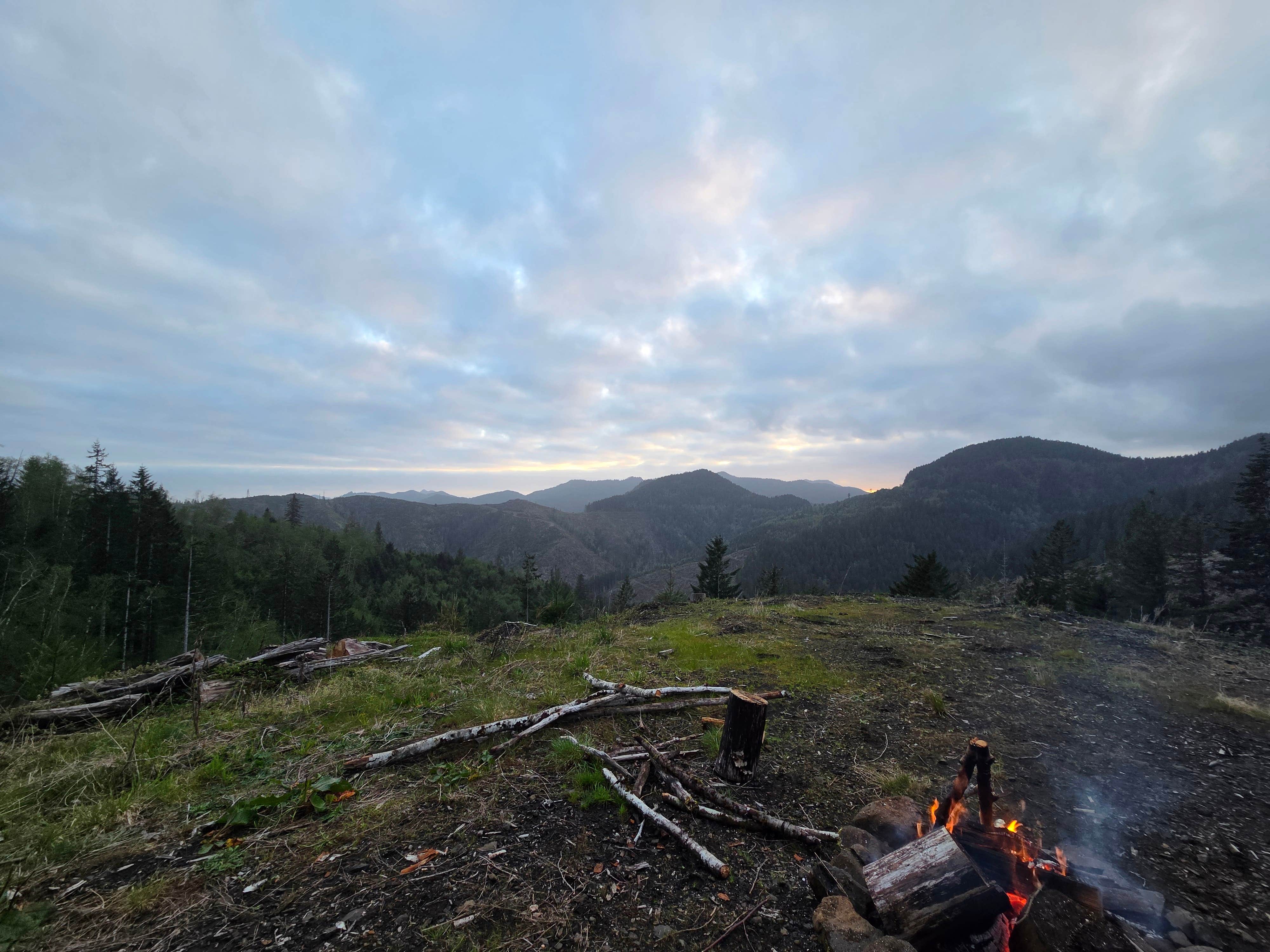 Camping near Dispersed Camping Near Cannon Beach: Scenic Overlook Dispersed Camp near Foley Creek, Wheeler, Oregon