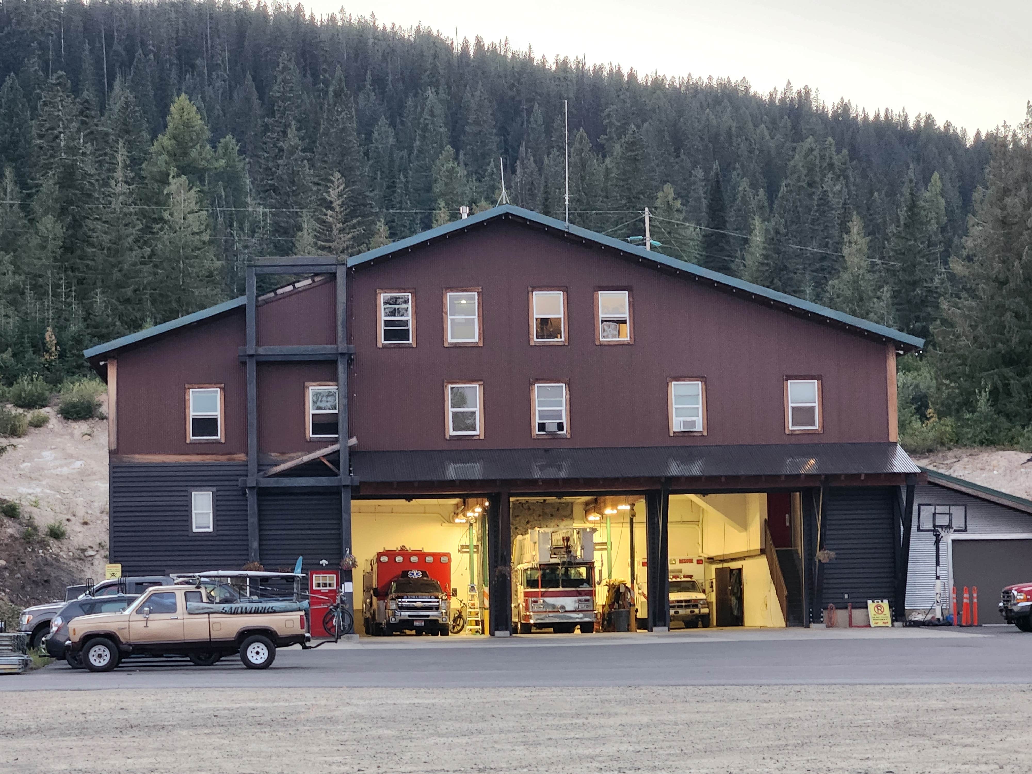 Camper-submitted photo at Schweitzer Mountain Fire Station near Ponderay, ID