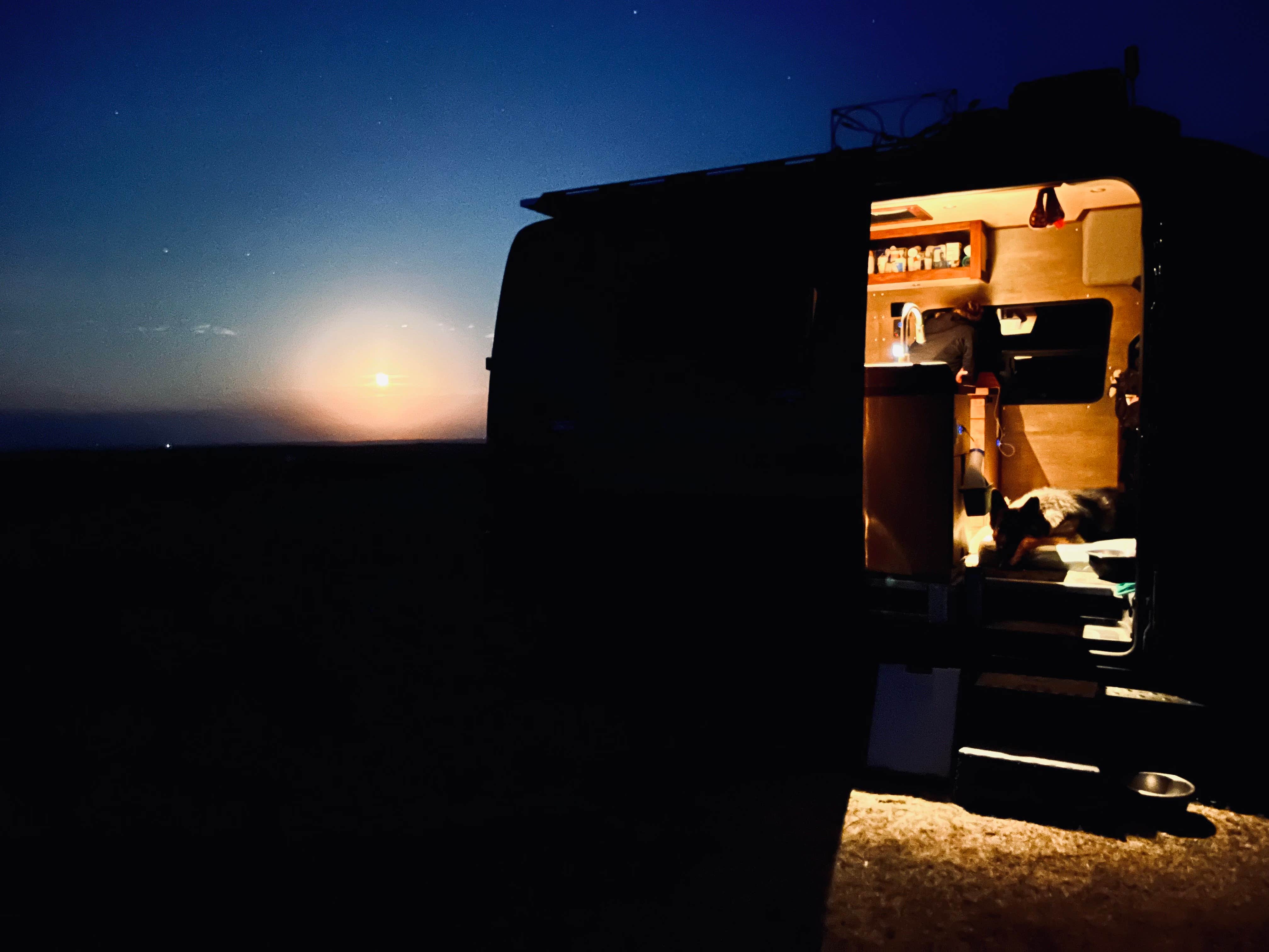 Eric A.'s photo of camping with pets at Dispersed Site - Grassland Boondocking near Amidon, ND