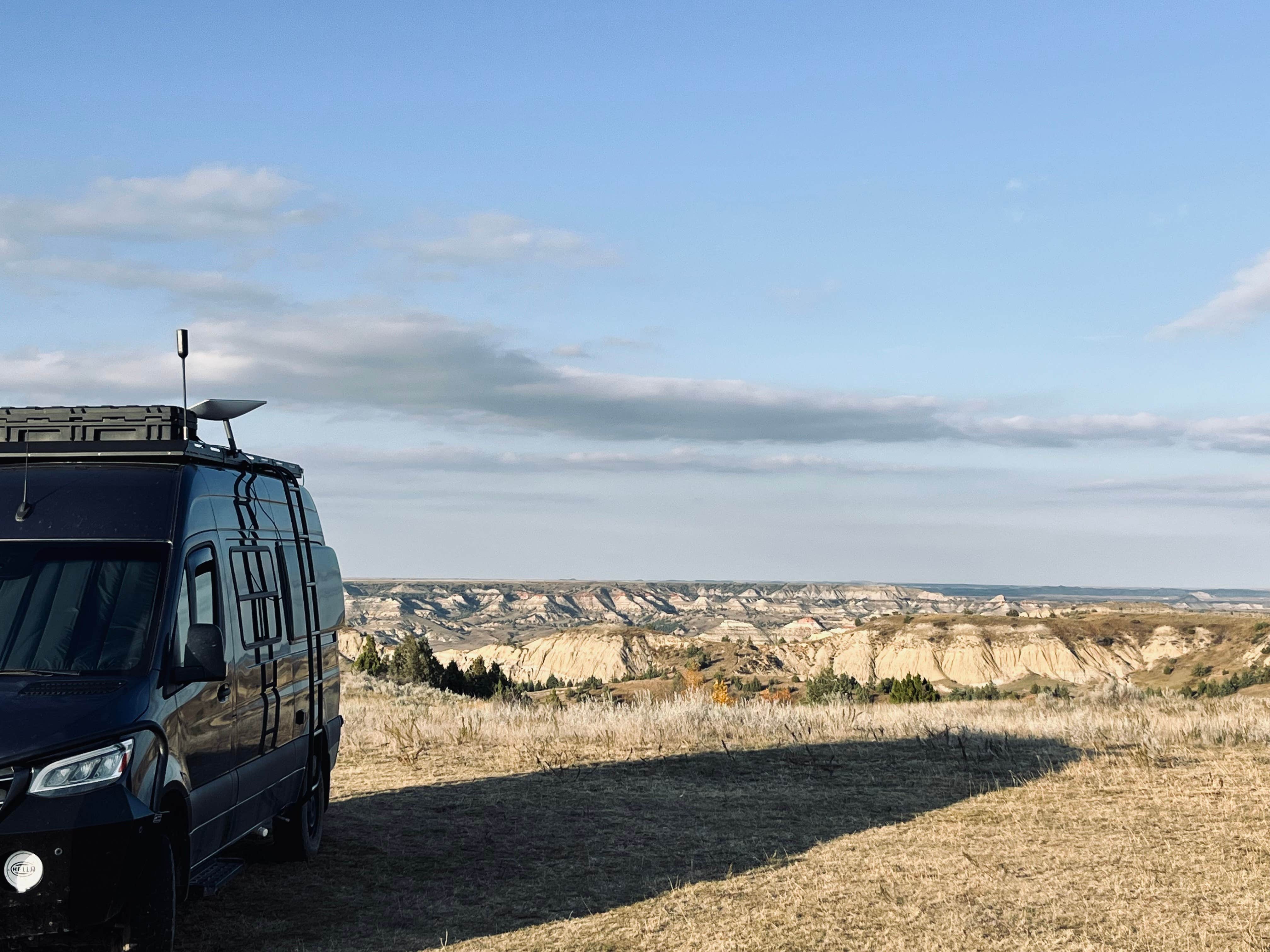 Eric A.'s photo of rv camping at Dispersed Site - Grassland Boondocking near Dakota Prairie National Grasslands