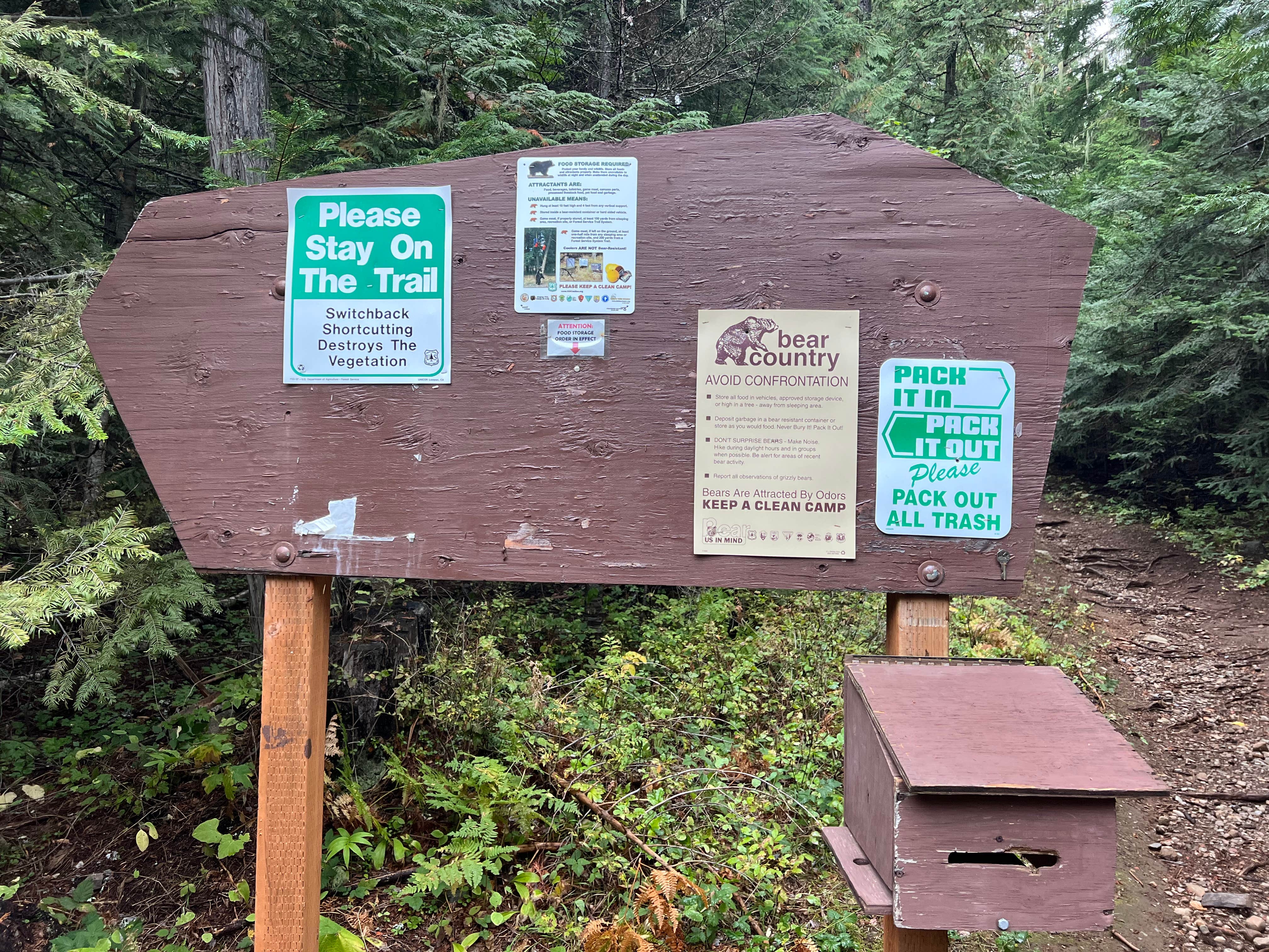 Camper-submitted photo at Scotchmans Peak near Sandpoint, ID