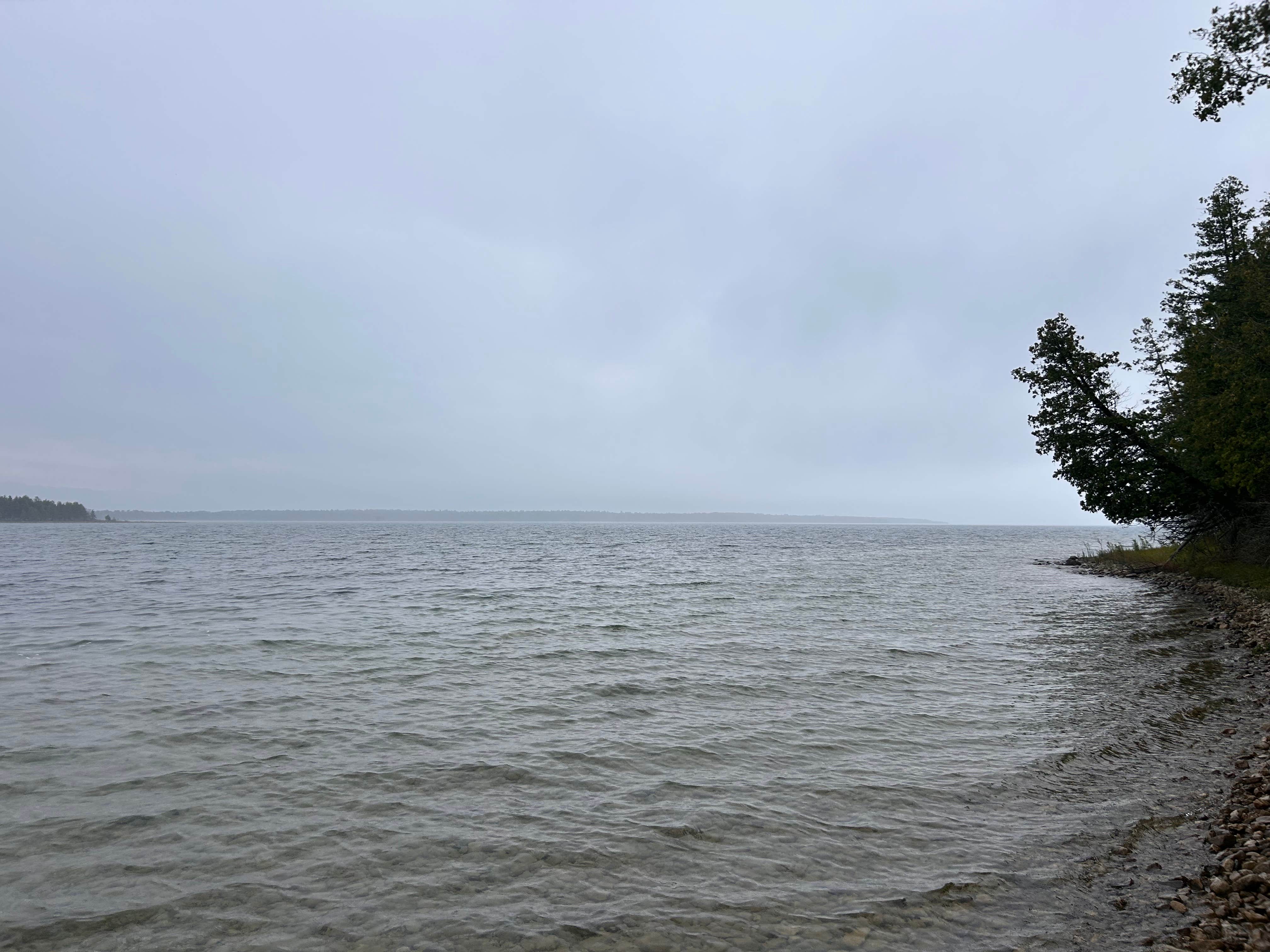 Melissa A.'s photo of a dispersed camping area at Search Bay Dispersed near Moran, MI