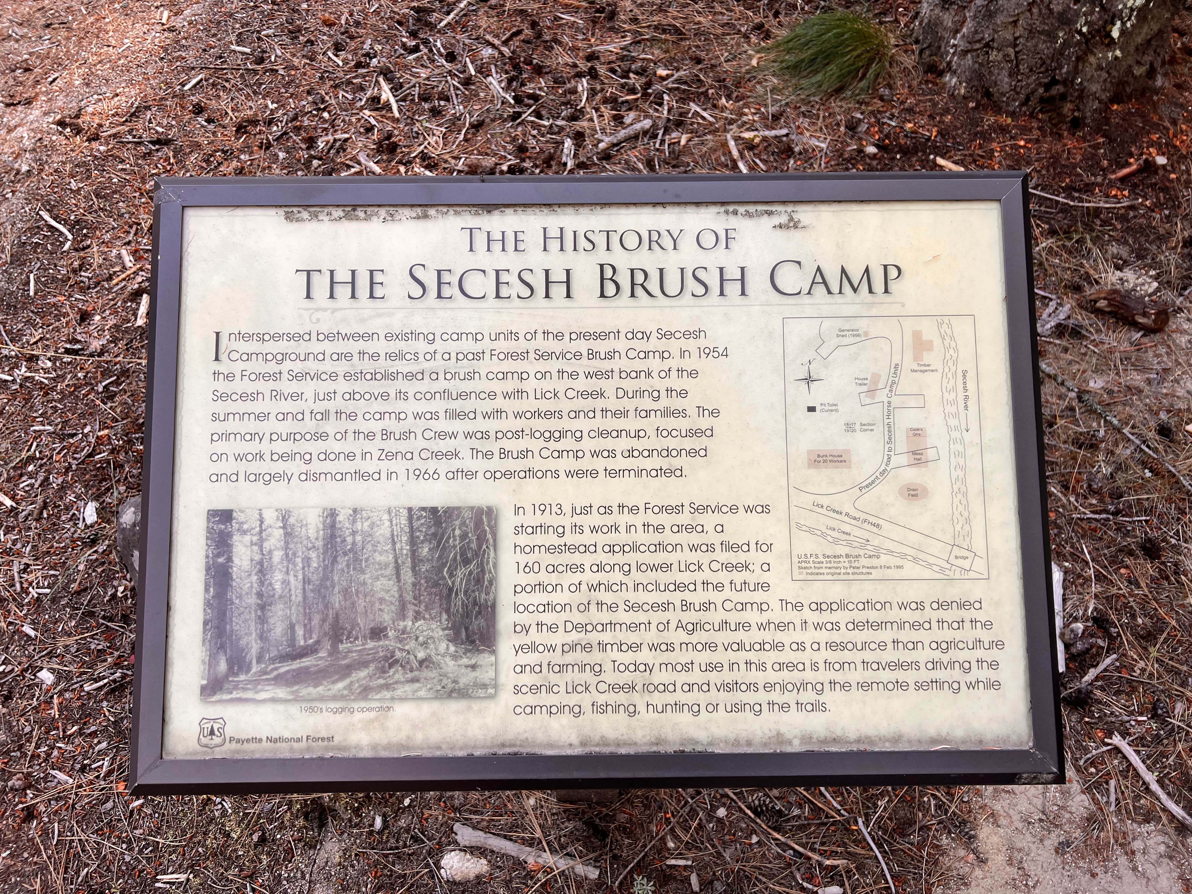 Camper-submitted photo at Secesh Campground — Payette National Forest near Warren, ID