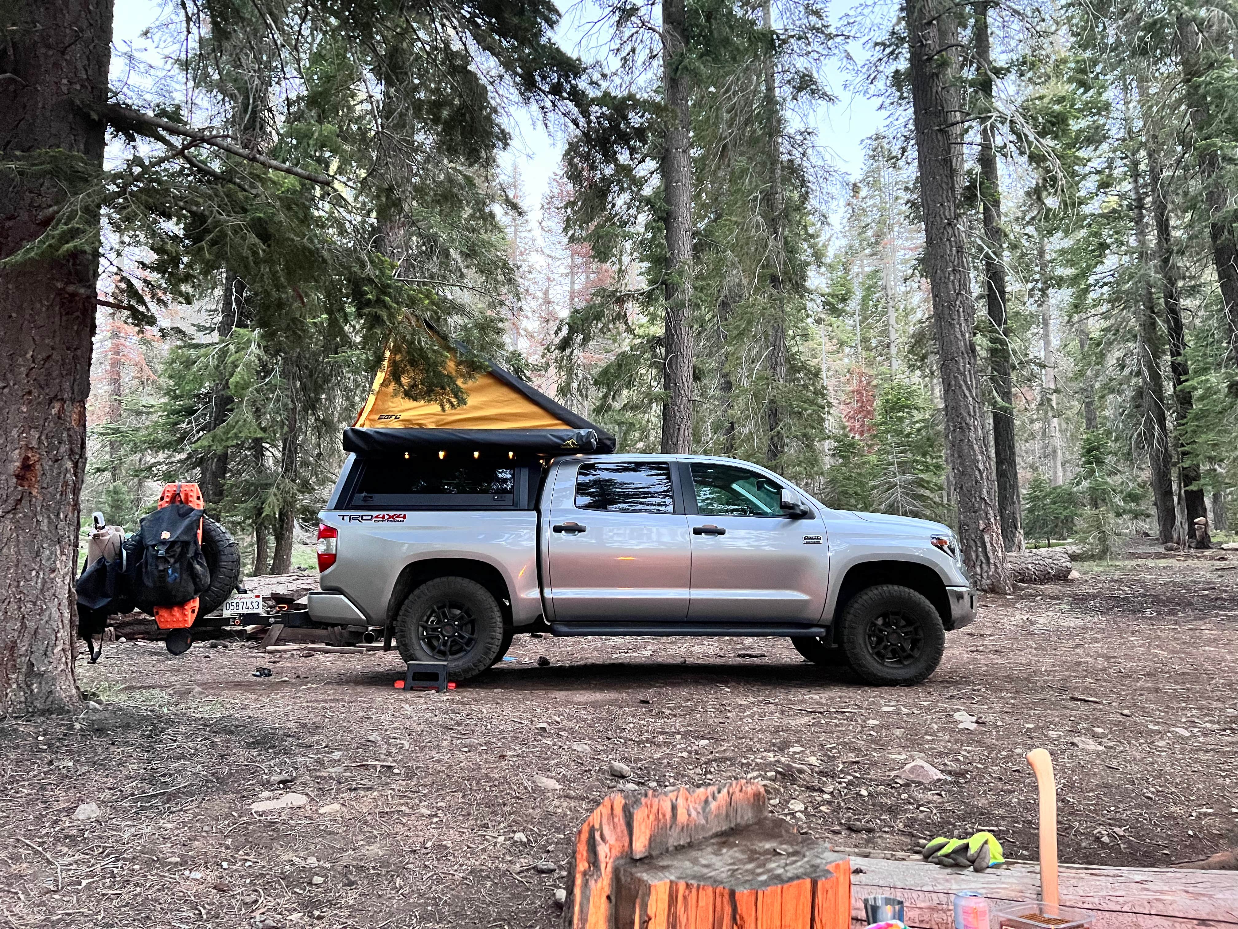 Camper-submitted photo at Sequoia National Forest Upper Peppermint Dispersed Area near Springville, CA