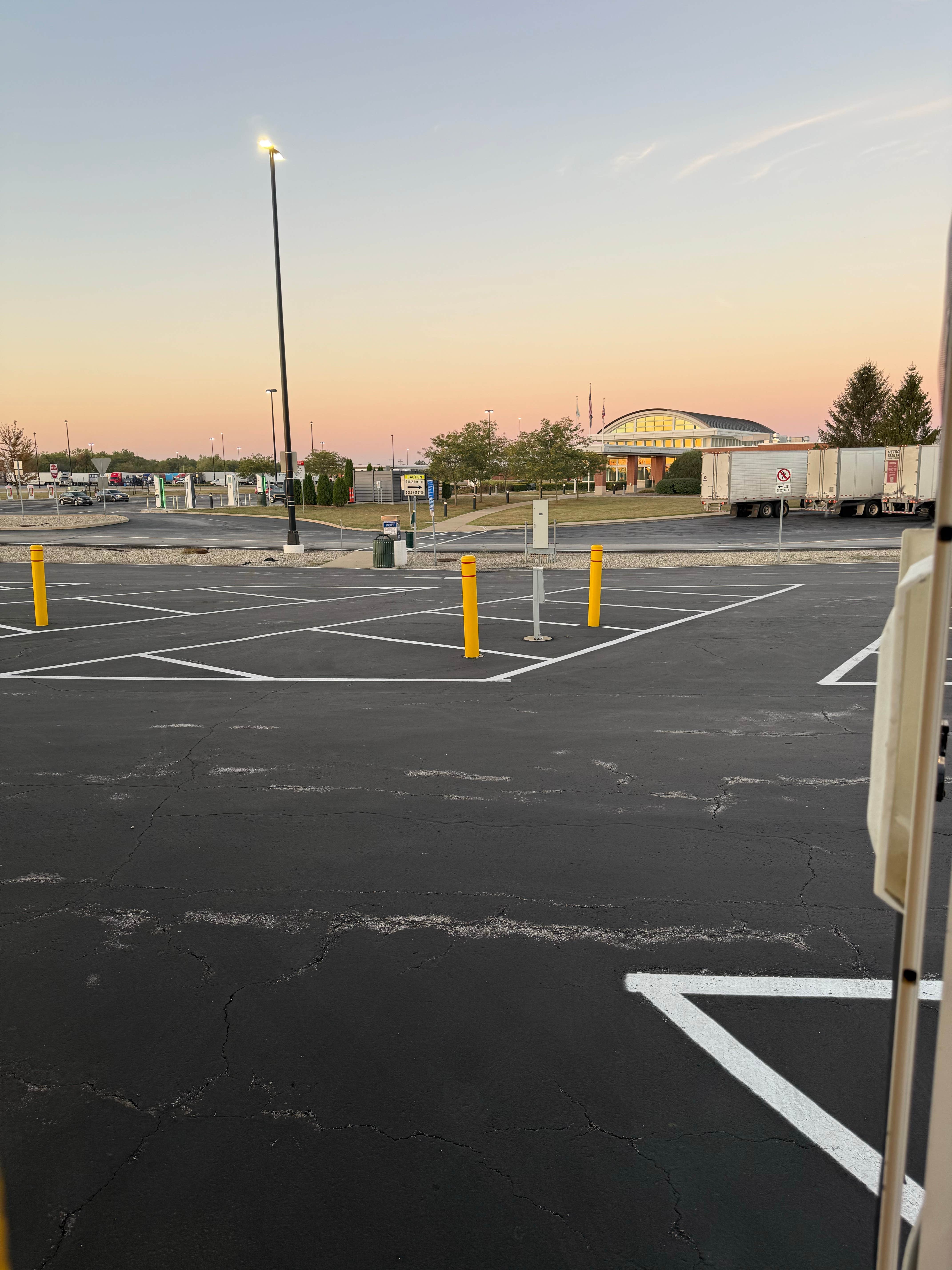 Camping near Wolf Creek Park Campground: Service Plaza - Blue Heron Overnight Parking, Martin, Ohio