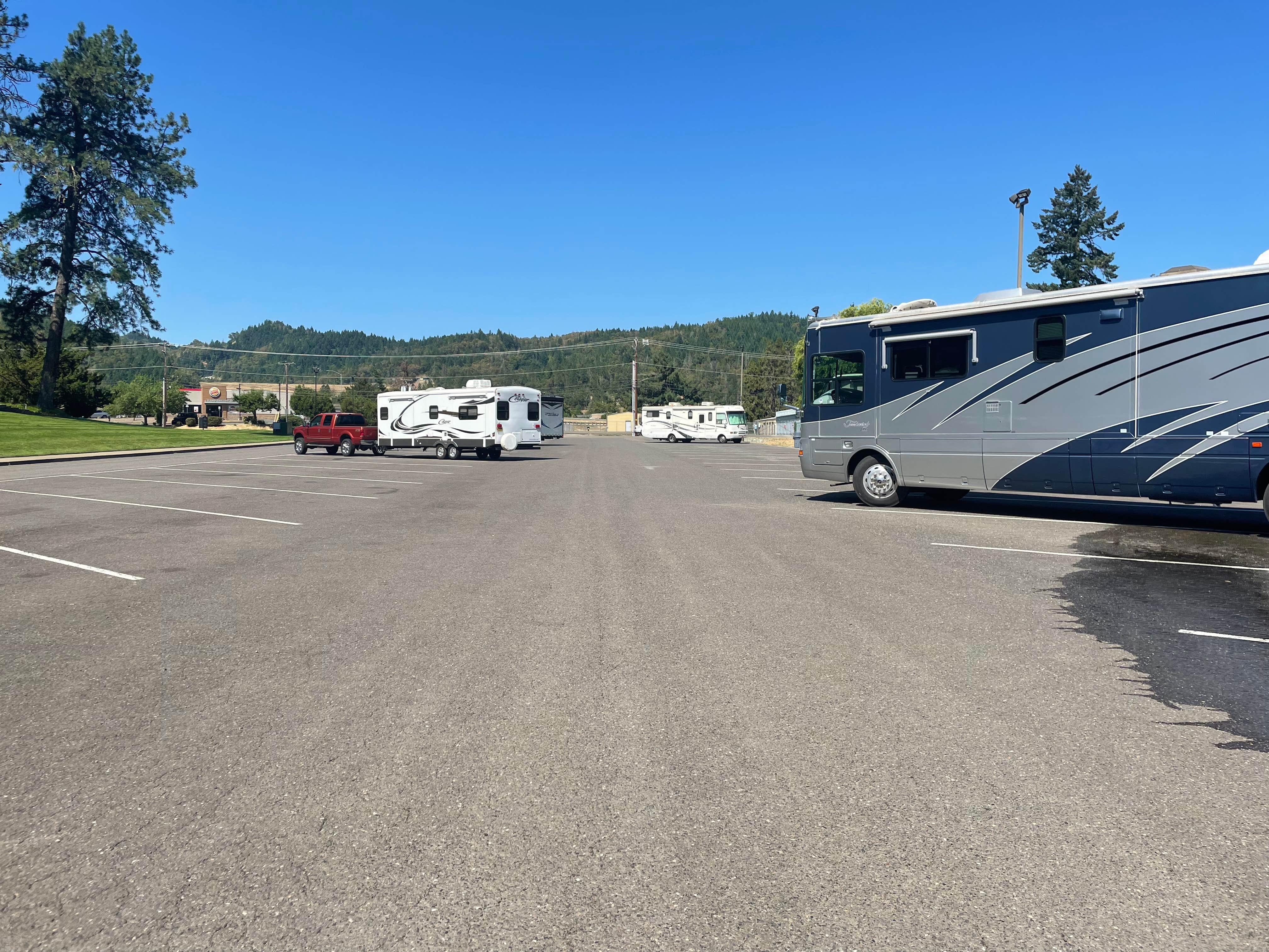 Camper-submitted photo at Seven Feathers Casino Resort Dry Camping near Glendale, OR
