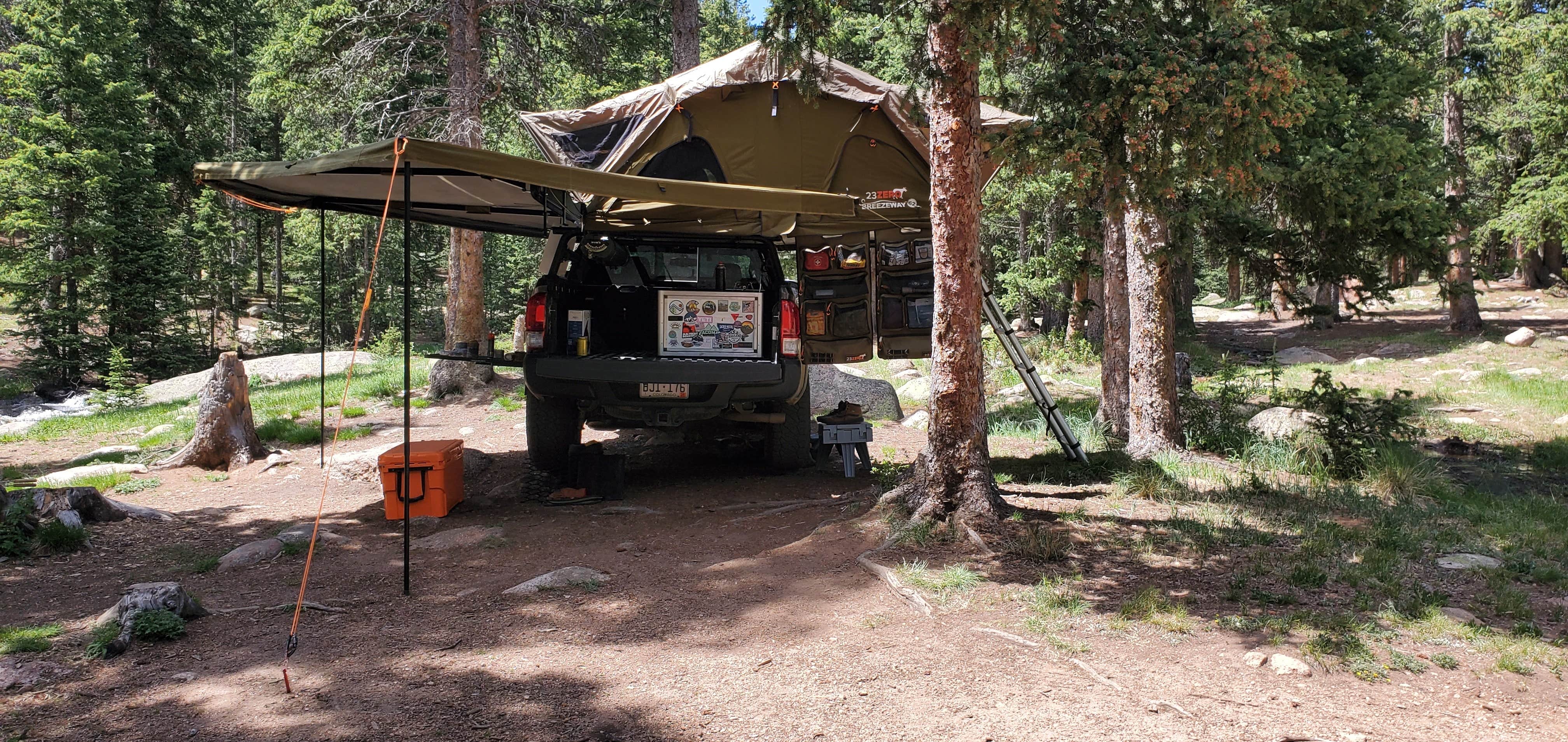 Misty D.'s photo of a dispersed camping area at Gold Camp Road/Forest Service Road 376 Dispersed near Rockvale, CO