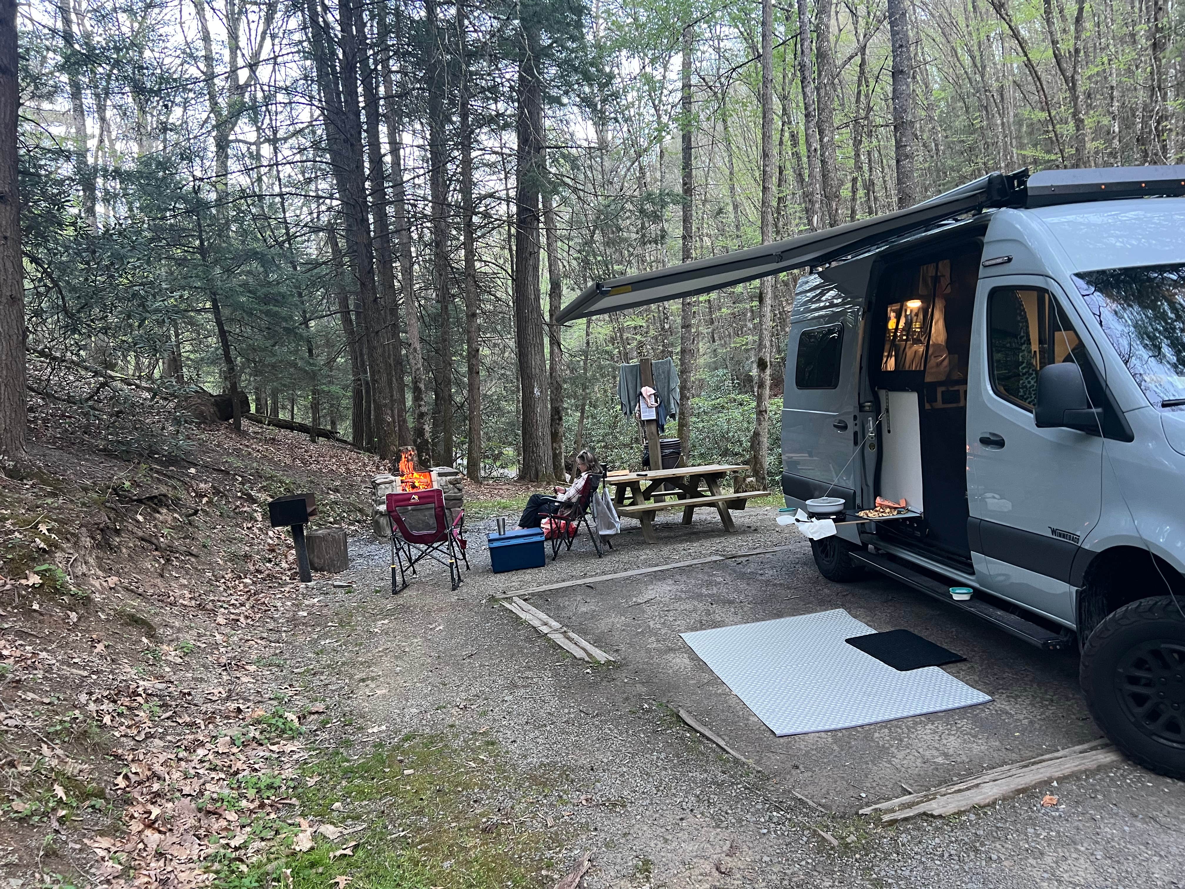 Joe H.'s photo of rv camping at Seven Mile Campground near Monongahela National Forest