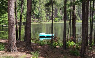 Yasmin S.'s photo of a dispersed camping area at Sexton Pond Dispersed near Ace, TX