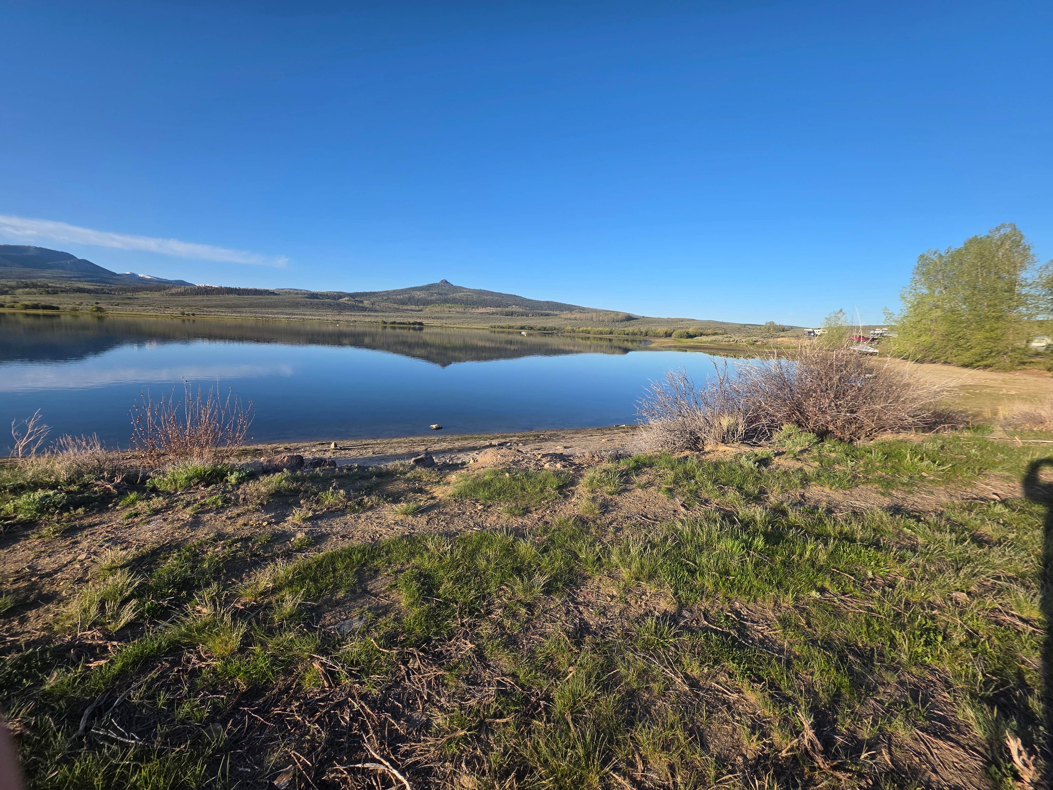 Wally G.'s photo of a dispersed camping area at Seymour Lake State Wildlife Area near Rand, CO