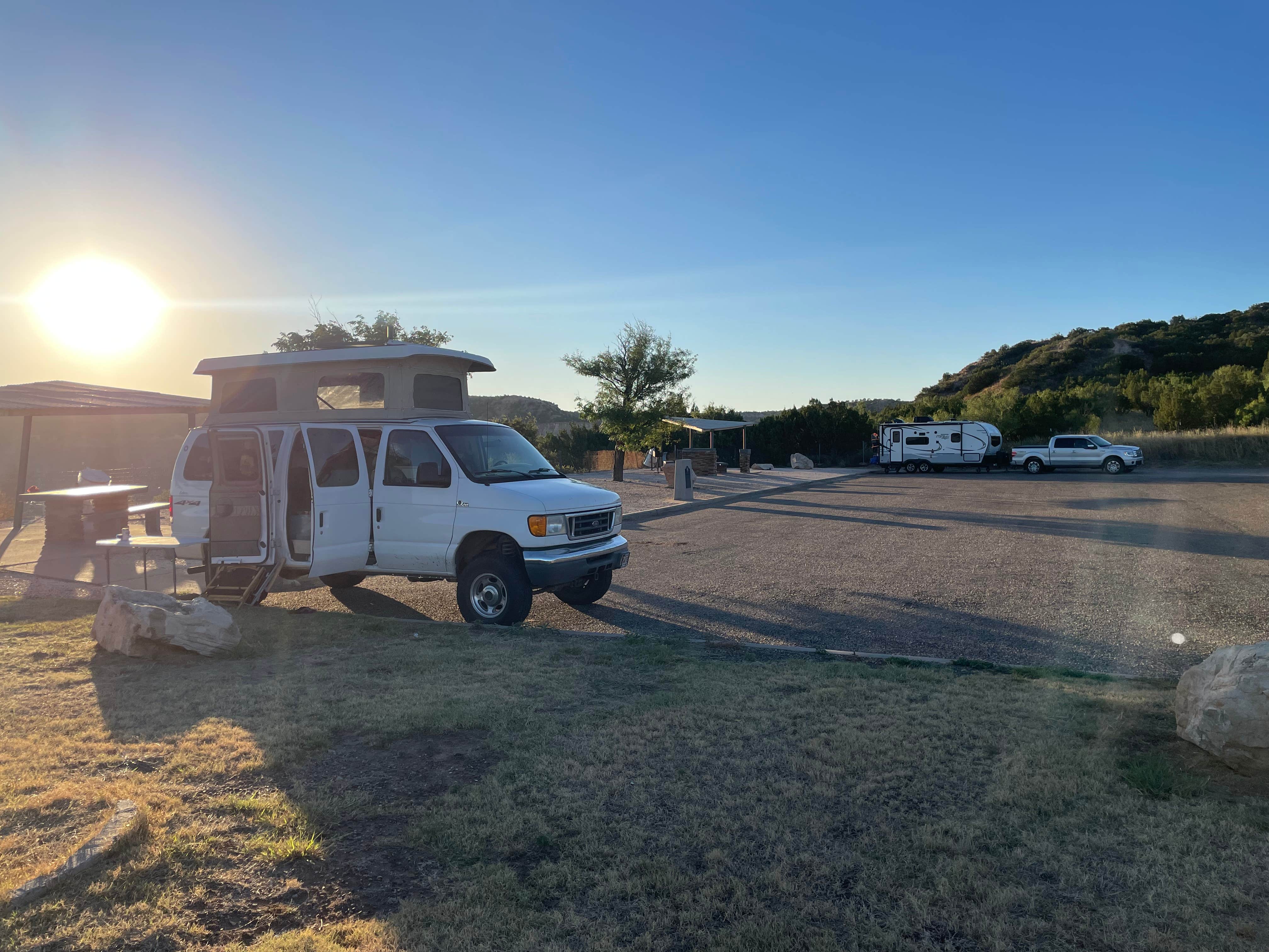 Jennifer H.'s photo of rv camping at SH 207 Palo Duro Canyon Overlook near Quitaque, TX