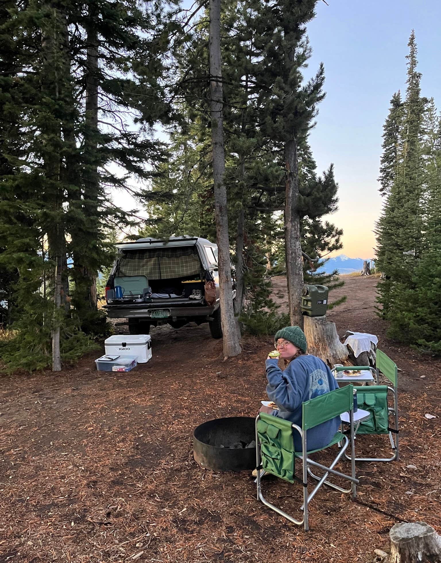 Anna B.'s photo of tent camping at Shadow Mountain - Dispersed Campsite #10 near Kelly, WY