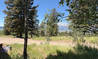 evan's photo of camping with pets at Shadow Mountain near Moose, WY