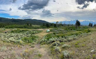 Mackenzie D.'s photo of a dispersed camping area at Shadow Mtn Dispersed Camping near Grand Teton National Park