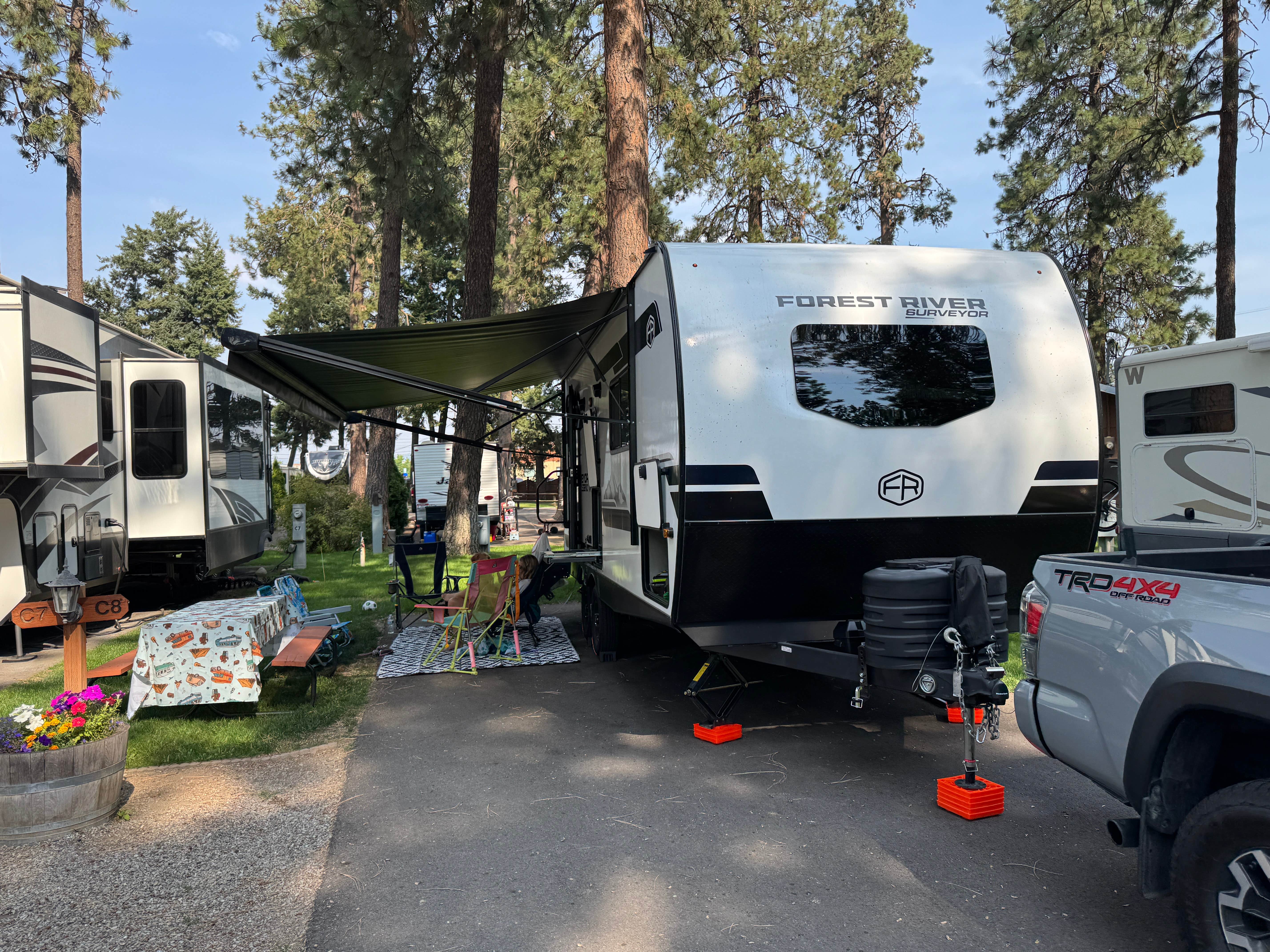 Anthony T.'s photo of rv camping at Tamarack RV Park And Vacation Cabins near Cataldo, ID