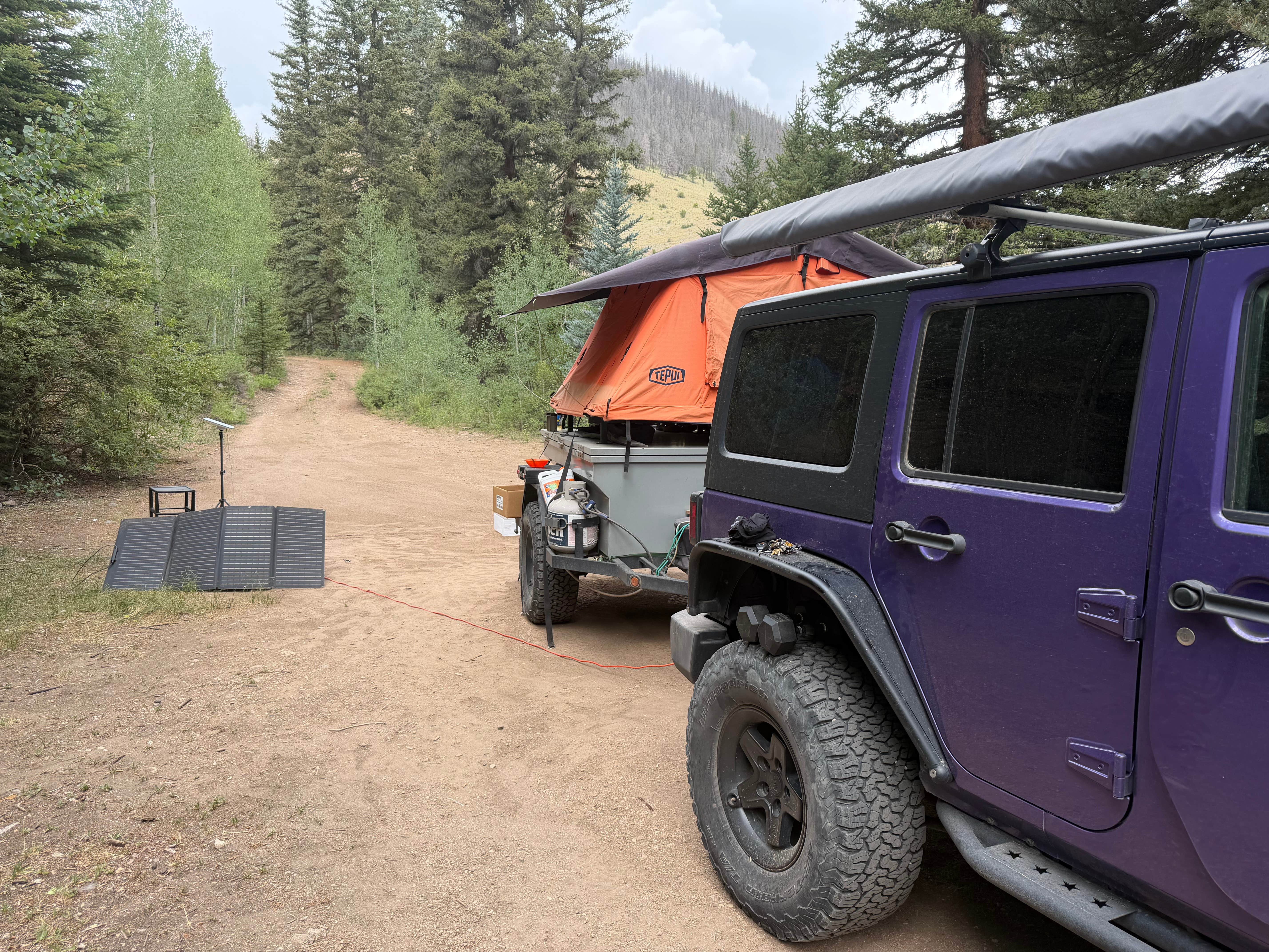 Camper-submitted photo at Shallow Creek near City of Creede, CO