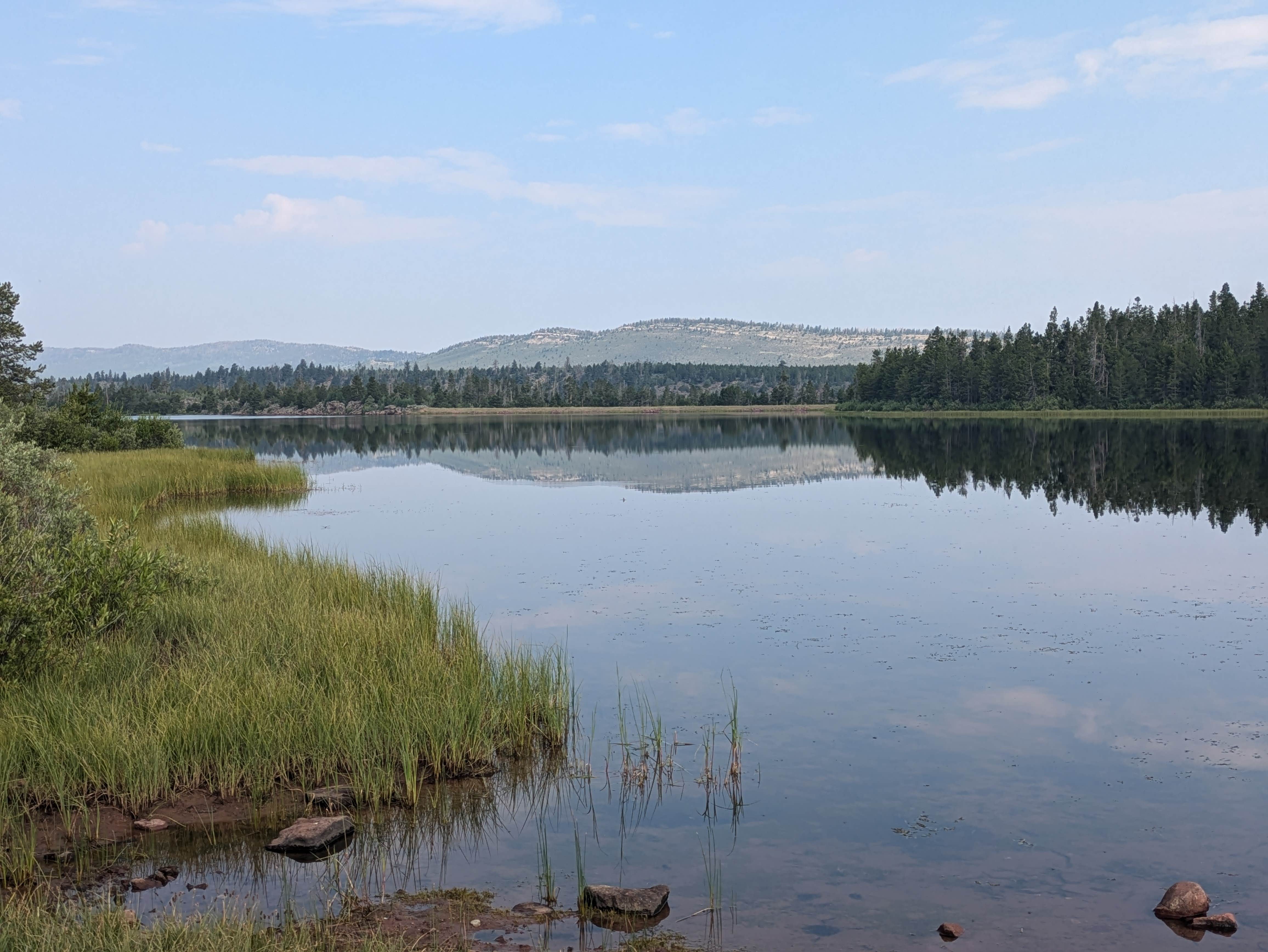 Greg L.'s photo of a dispersed camping area at Sheep Creek Lake Primitive Campground near Neola, UT