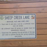 Review photo of Sheep Creek Lake Primitive Campground by Greg L., July 23, 2024