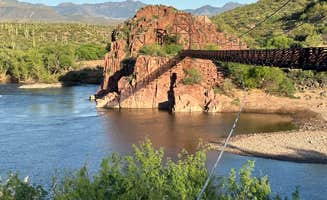 Josh S.'s photo of a dispersed camping area at Sheeps Bridge BLM Area - Arizona near Carefree, AZ