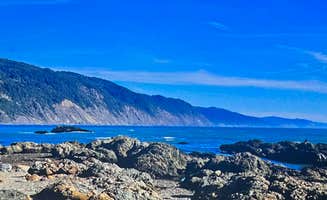 John L.'s photo of camping with pets at Shelter Cove Campground near King Range National Conservation Area
