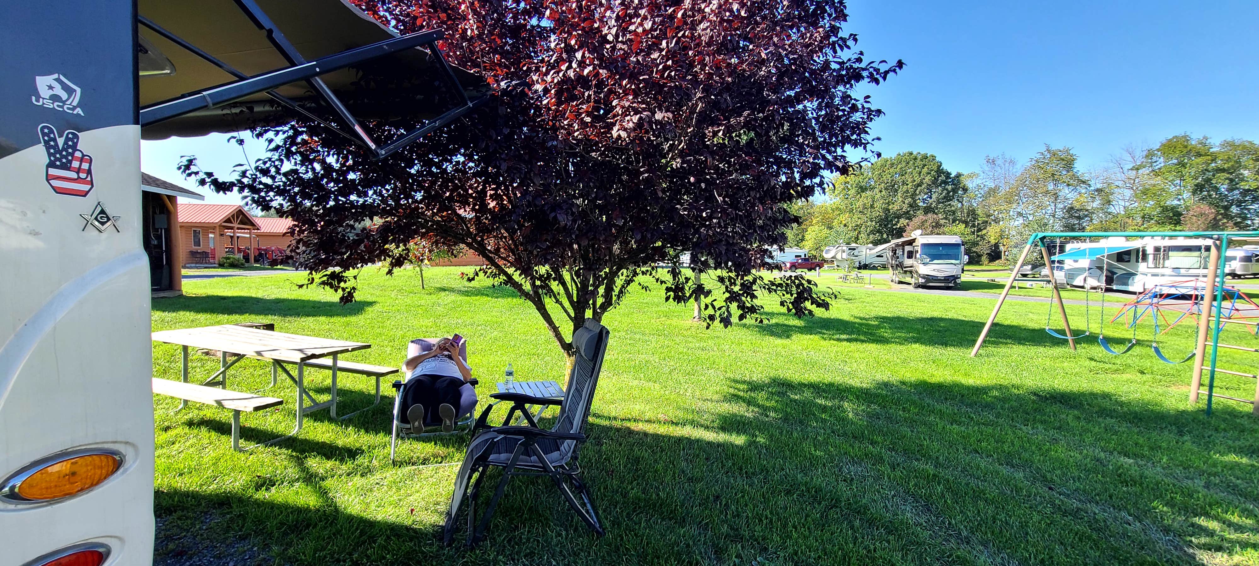 Camper-submitted photo at Shenandoah River Outfitters Camp Outback near Flint Hill, VA