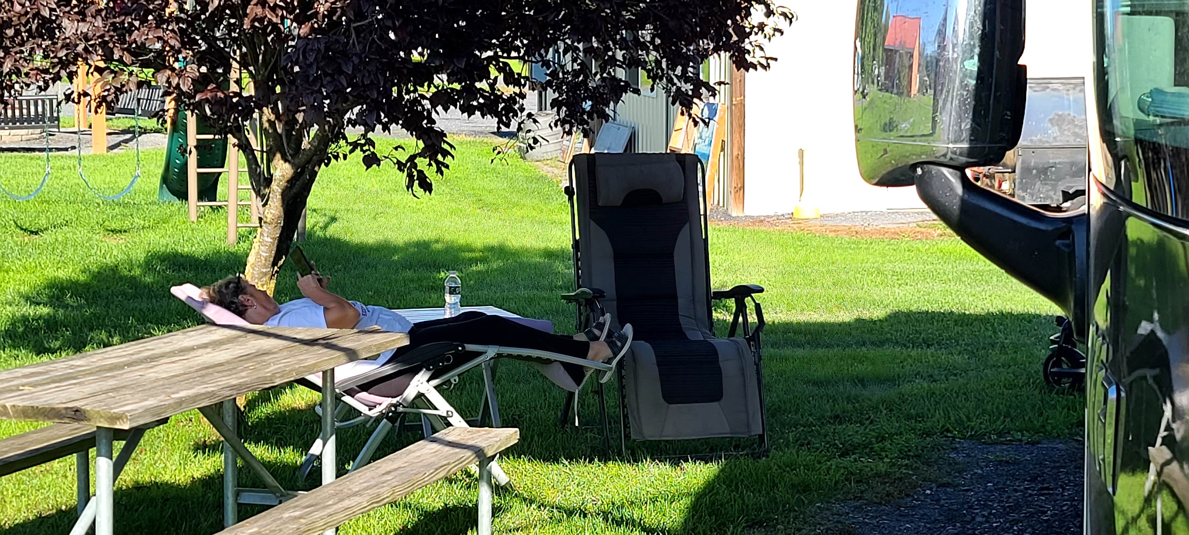 Camper-submitted photo at Shenandoah River Outfitters Camp Outback near Flint Hill, VA