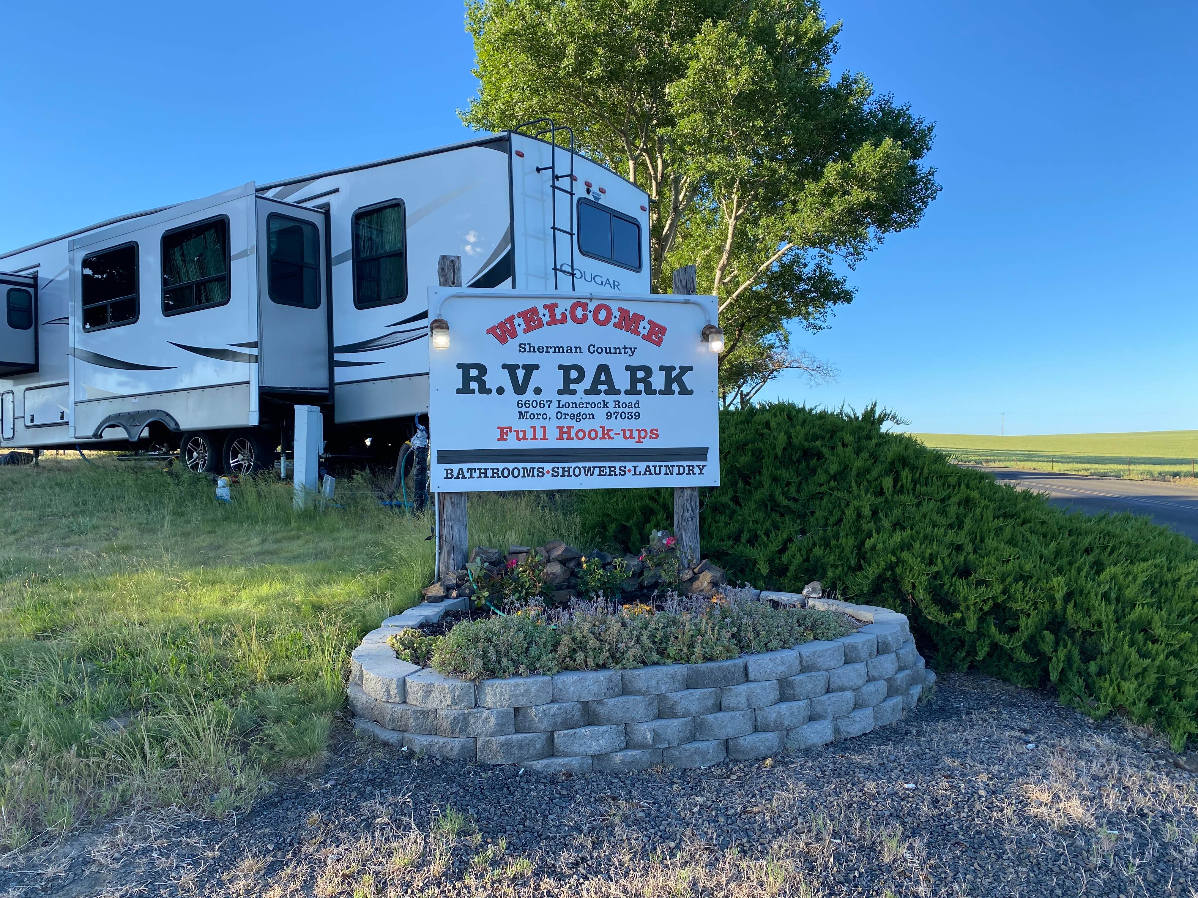 Camper-submitted photo at Sherman County RV Park near Moro, OR