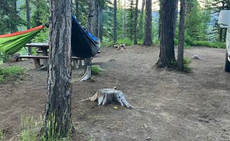 Emily B.'s photo of tent camping at Sherman Pass Overlook Campground near Boyds, WA