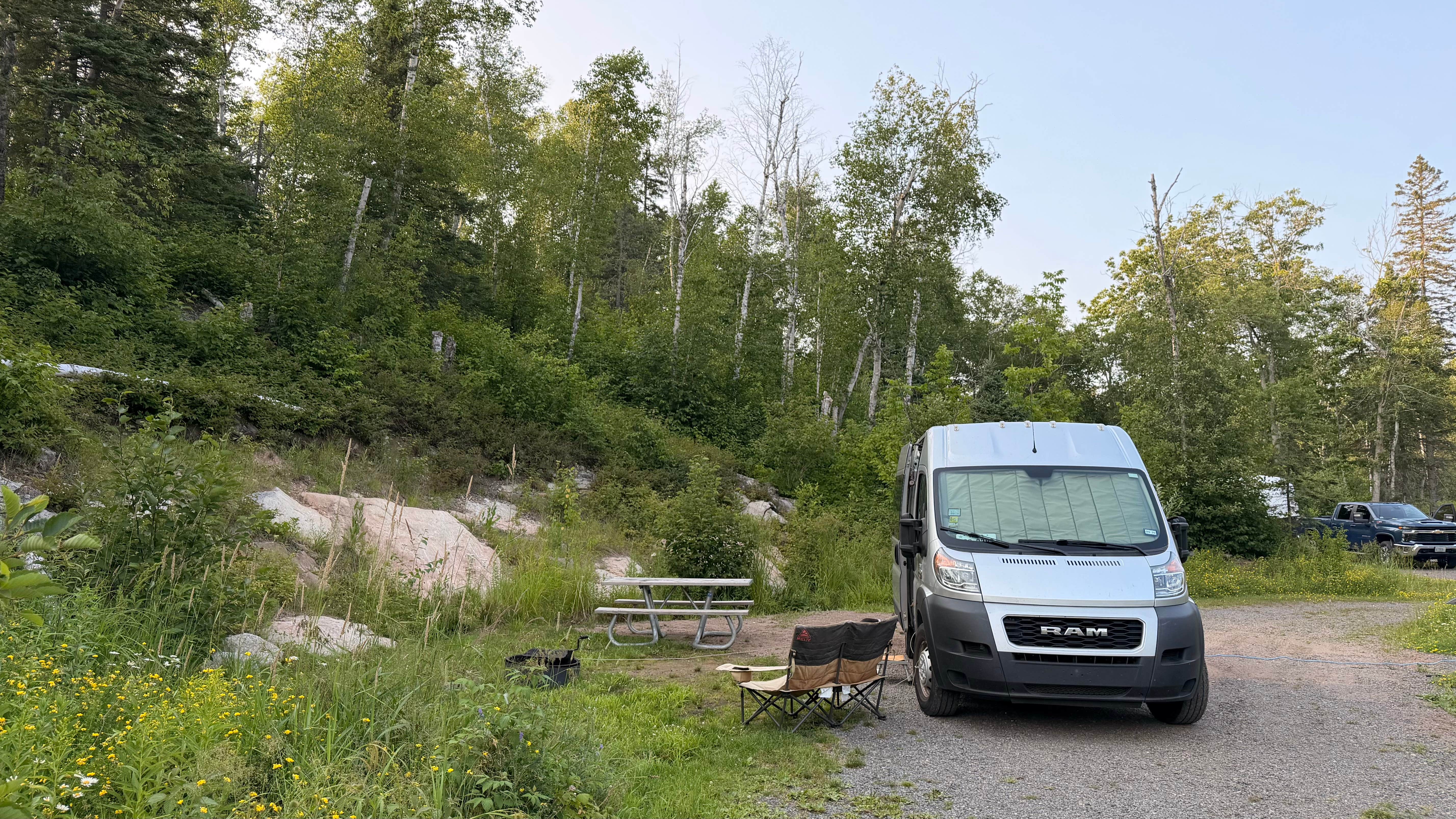 Cari E.'s photo of rv camping at Shipwreck Creek Campground — Split Rock Lighthouse State Park near Apostle Islands National Lakeshore