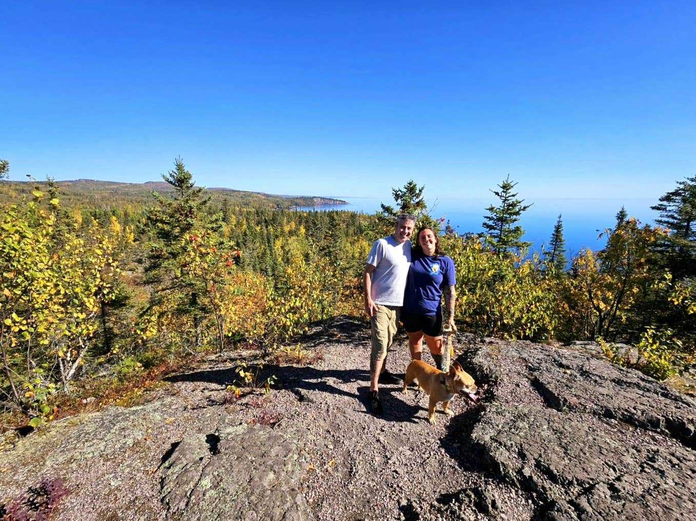 Tori K.'s photo of camping with pets at Shipwreck Creek Campground — Split Rock Lighthouse State Park near Two Harbors, MN