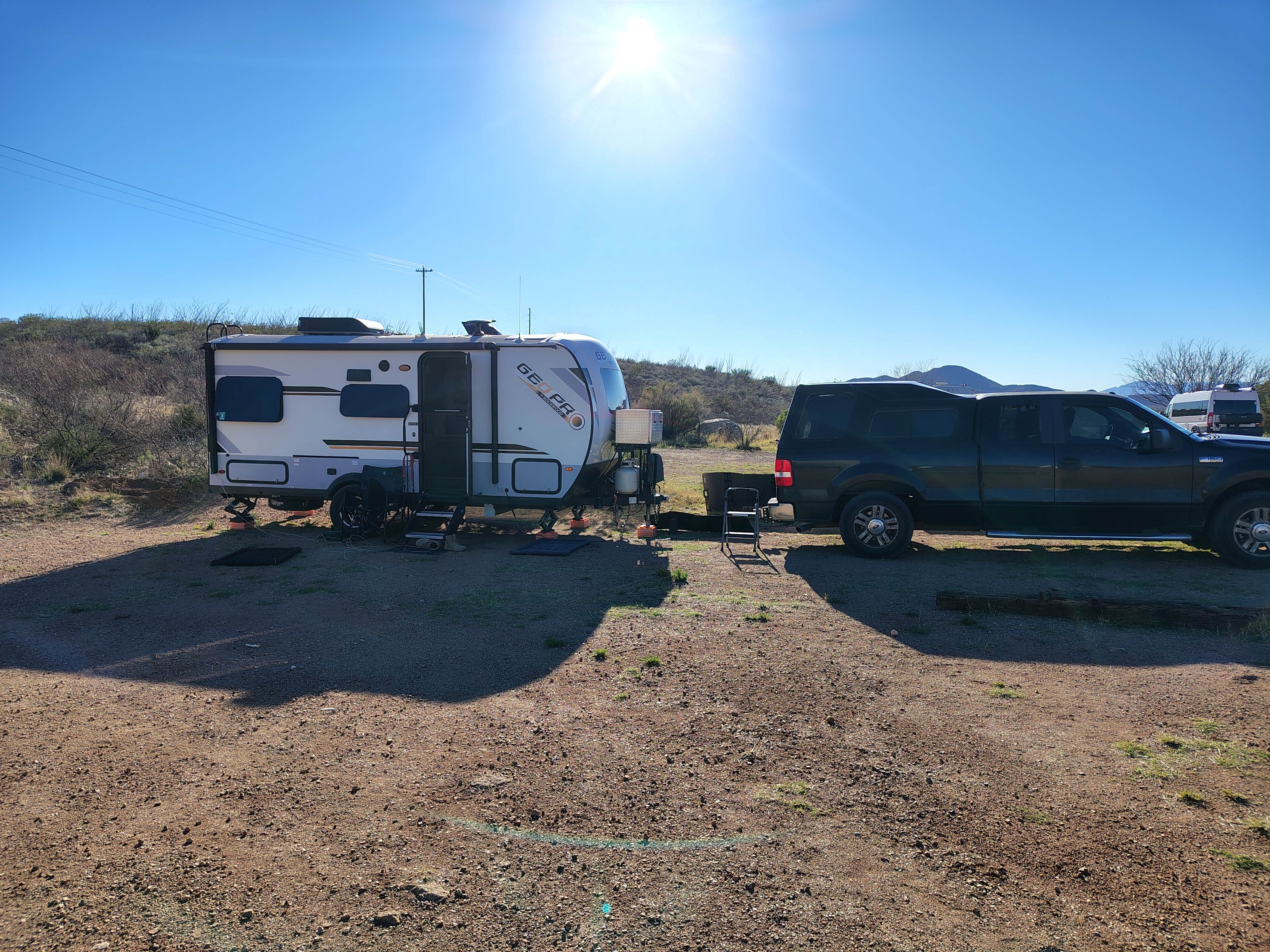 Travis A.'s photo of rv camping at Shootout Arena RV Park near Cochise, AZ