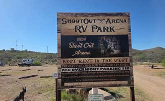 John R.'s photo of camping with pets at Shootout Arena RV Park near Fort Huachuca, AZ