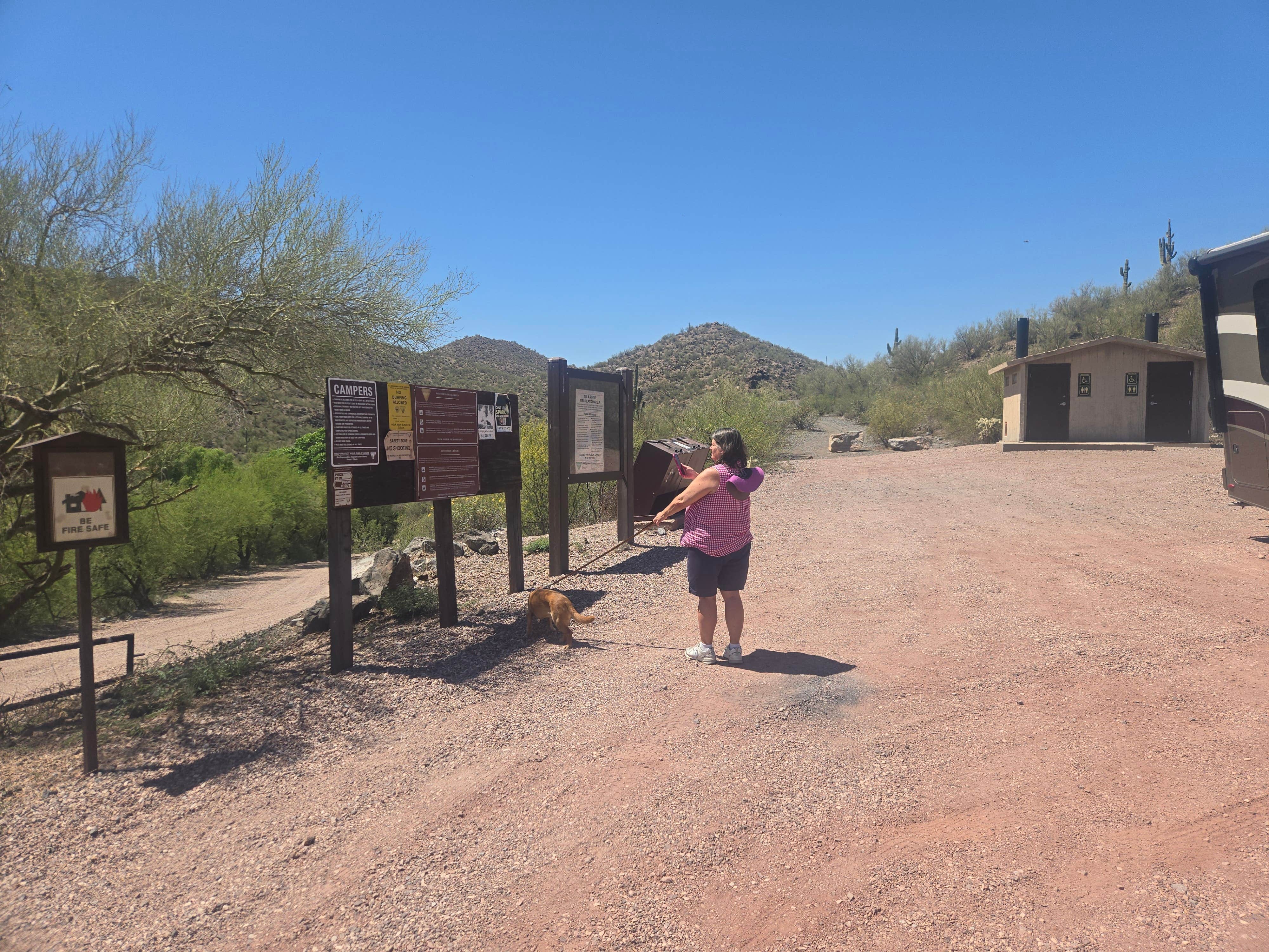 Camping near BLM Fourmile Canyon: Shores Recreation Area, Winkelman, Arizona