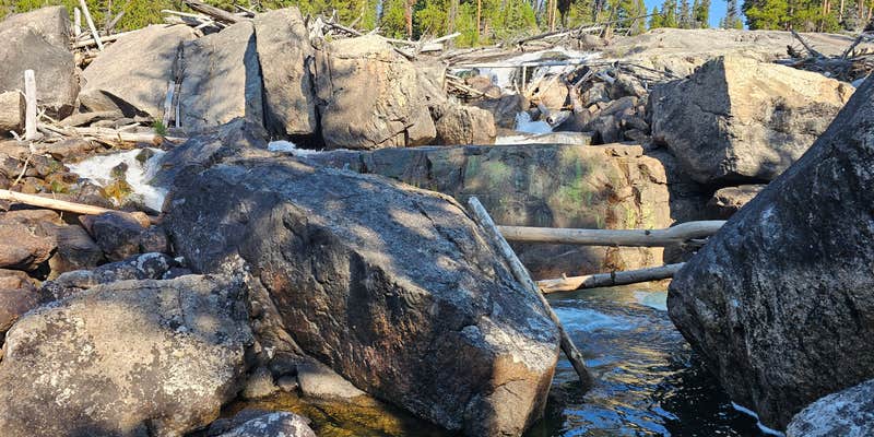 Camper submitted image from Shoshone National Forest Crazy Creek Campground