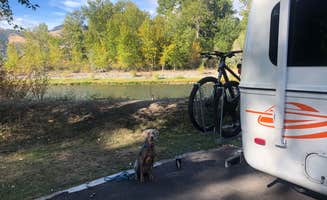 Michael's photo of rv camping at Shoup Bridge Campground — Salmon Field Office (Blm) near Cobalt, ID