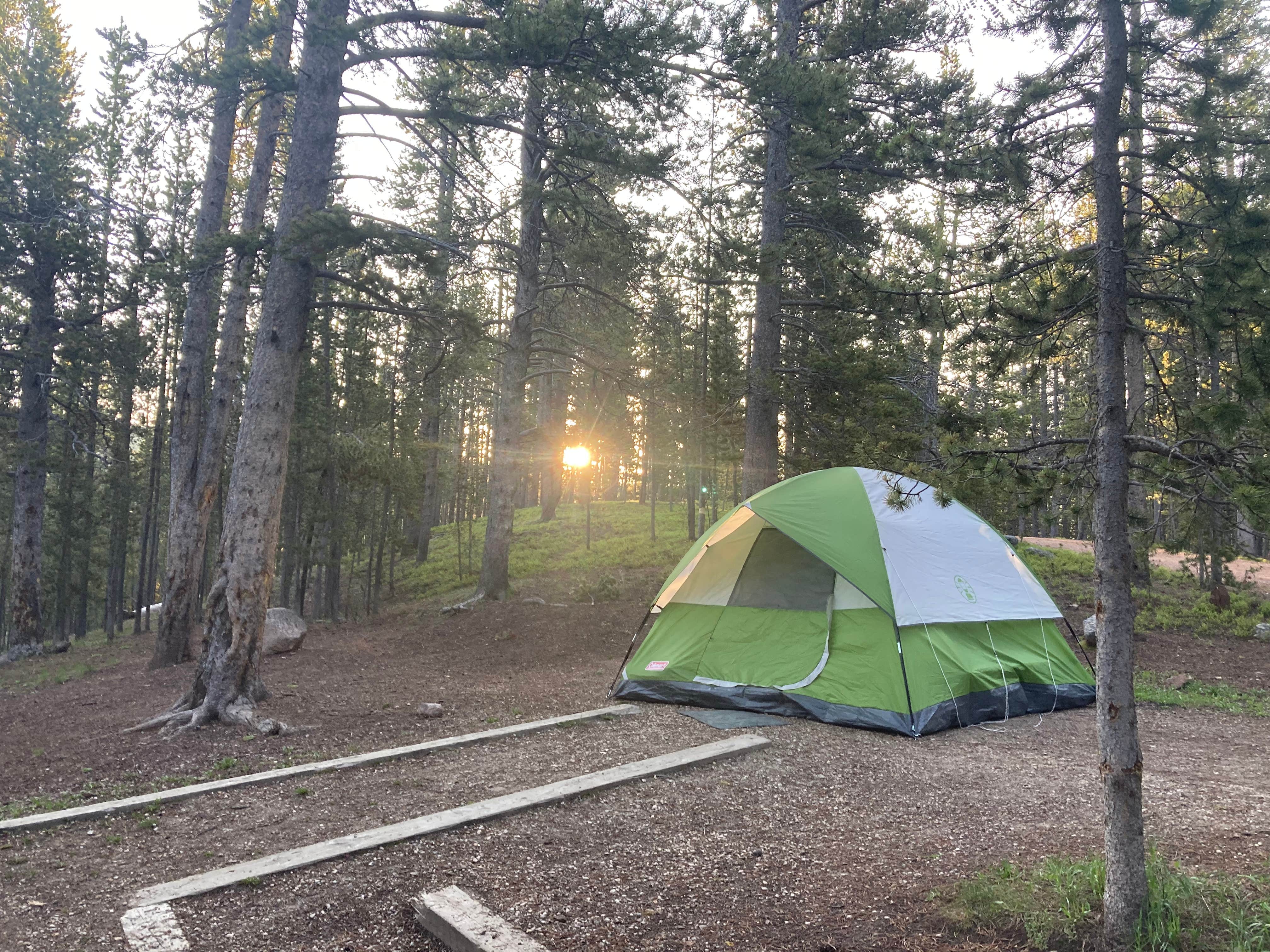 Camper-submitted photo at Sibley Lake near Wolf, WY