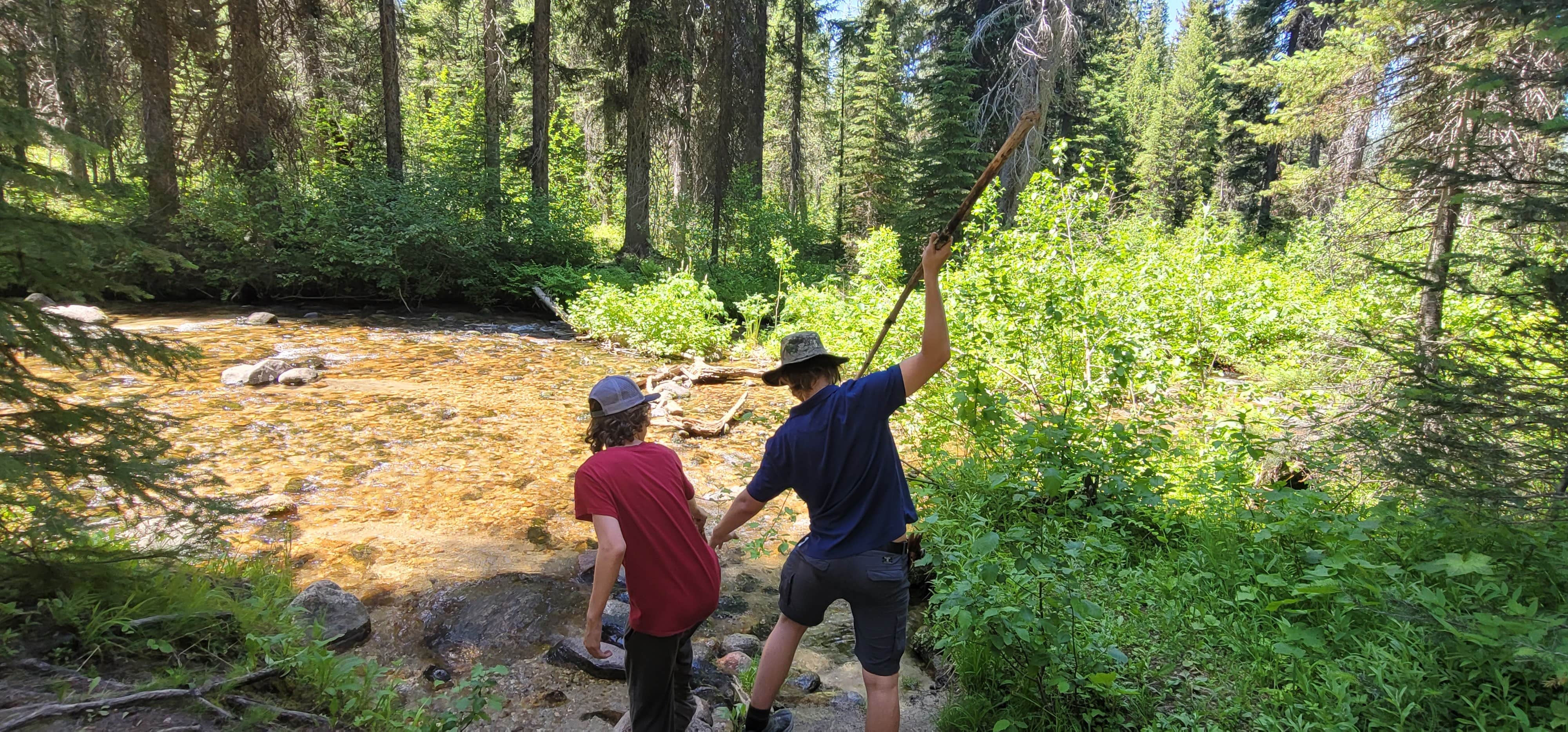 Camper-submitted photo at Silver Creek Plunge near Cascade, ID