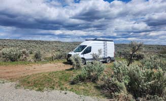 Kelda C.'s photo of rv camping at Silver Creek Public Access Dispersed near Craters of the Moon National Monument