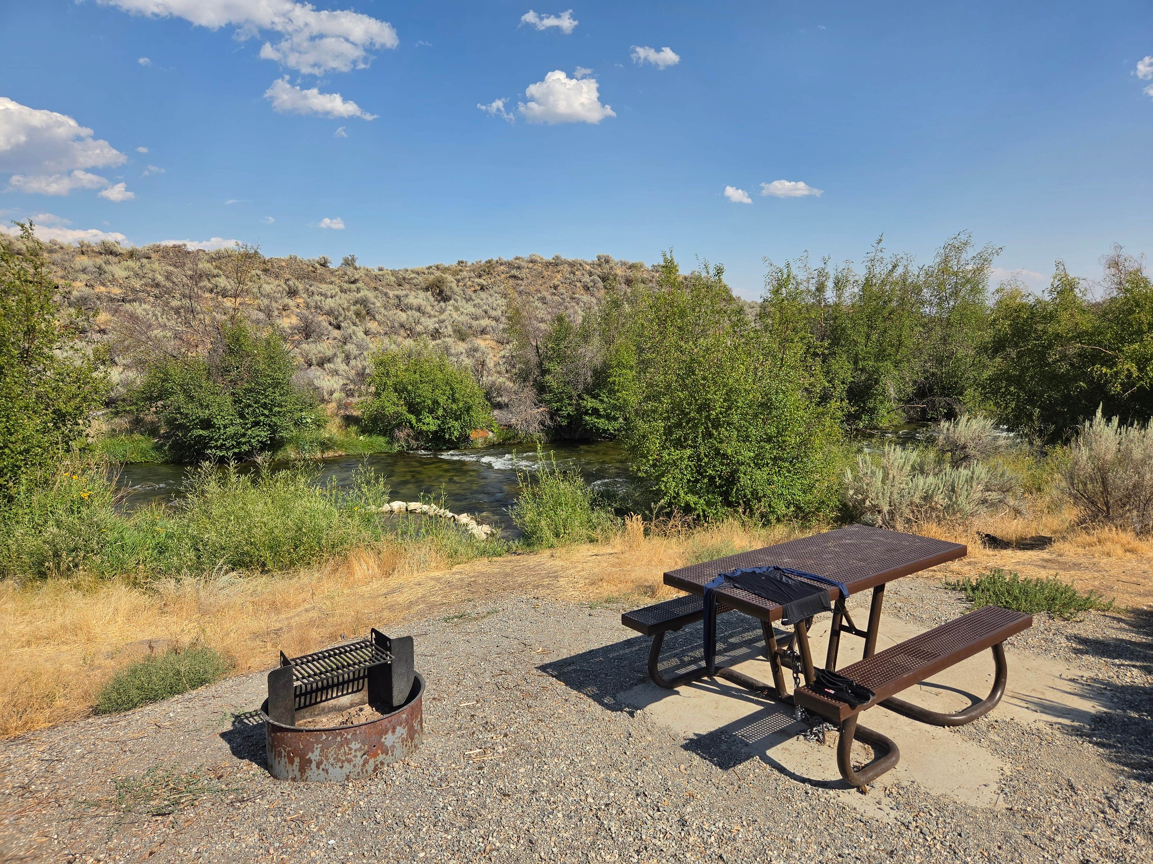 Tinski H.'s photo of a dispersed camping area at Silver Creek Public Access Dispersed near Fairfield, ID