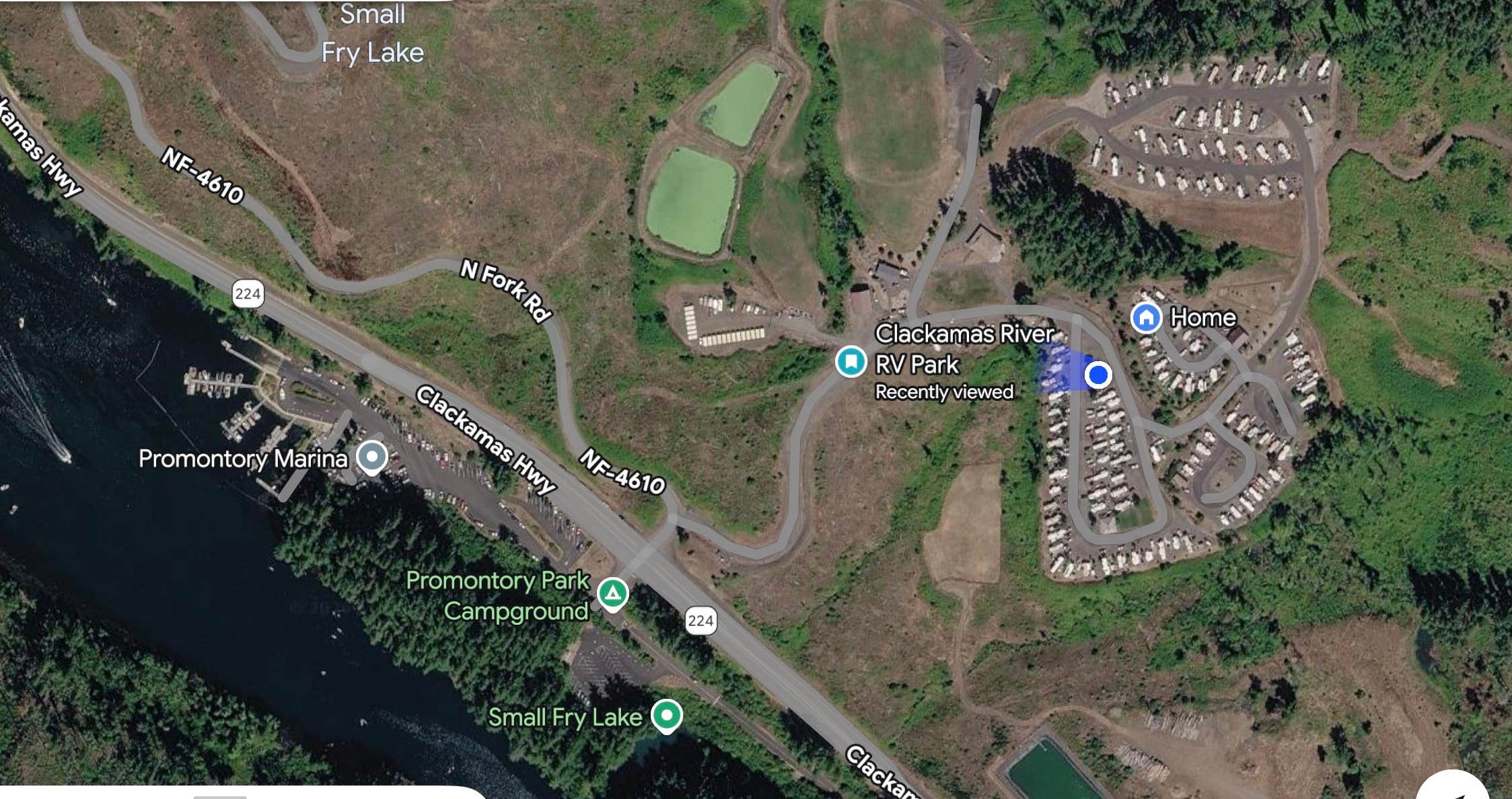 Camper-submitted photo at Clackamas River RV Park near Estacada, OR