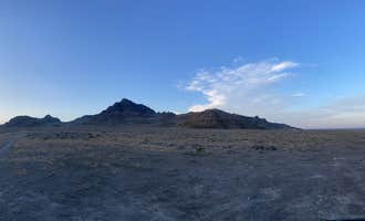 Camping near BLM by Salt Flats - Dispersed Site: Silver Island Mountains by Bonneville Salt Flats, Wendover, Utah