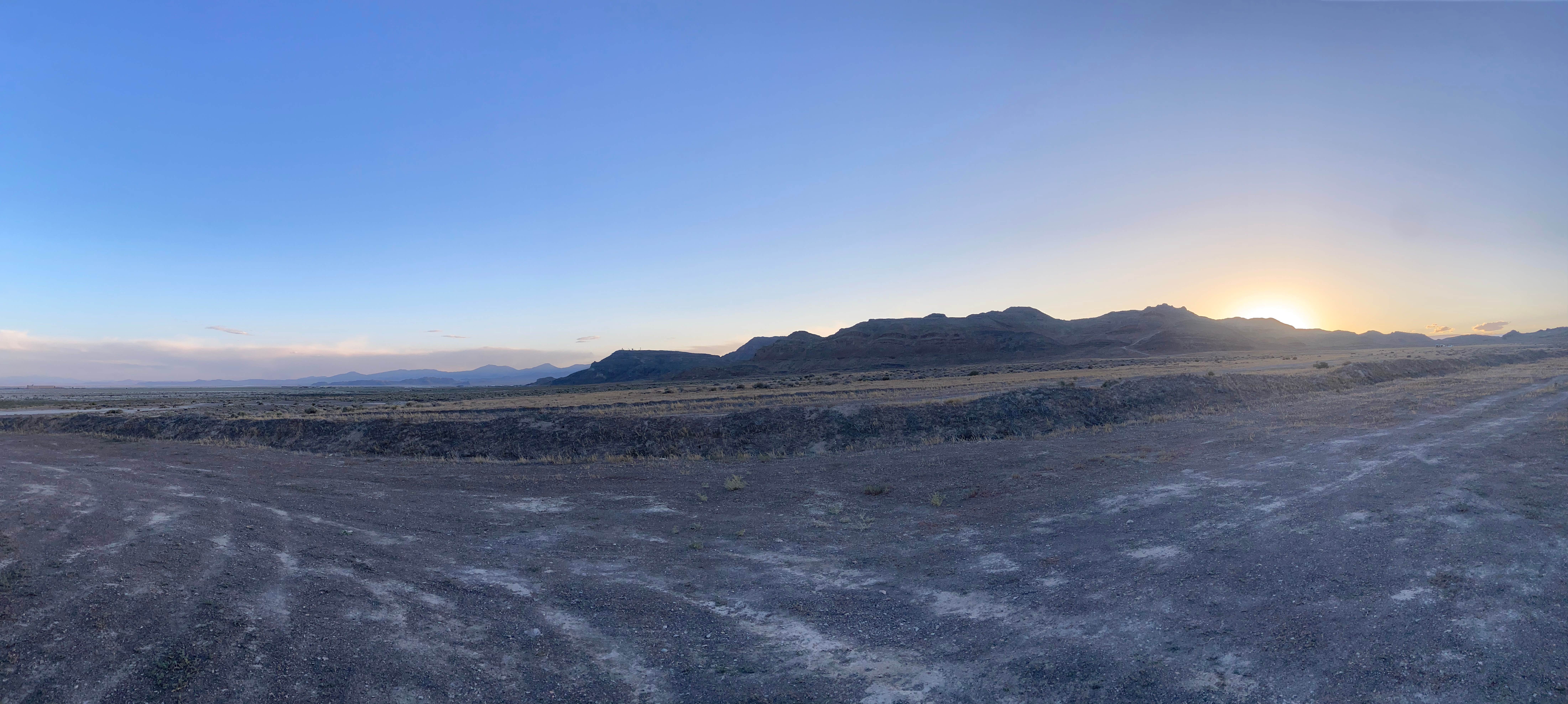 Elaine S.'s photo of a dispersed camping area at Silver Island Mountains by Bonneville Salt Flats near West Wendover, NV