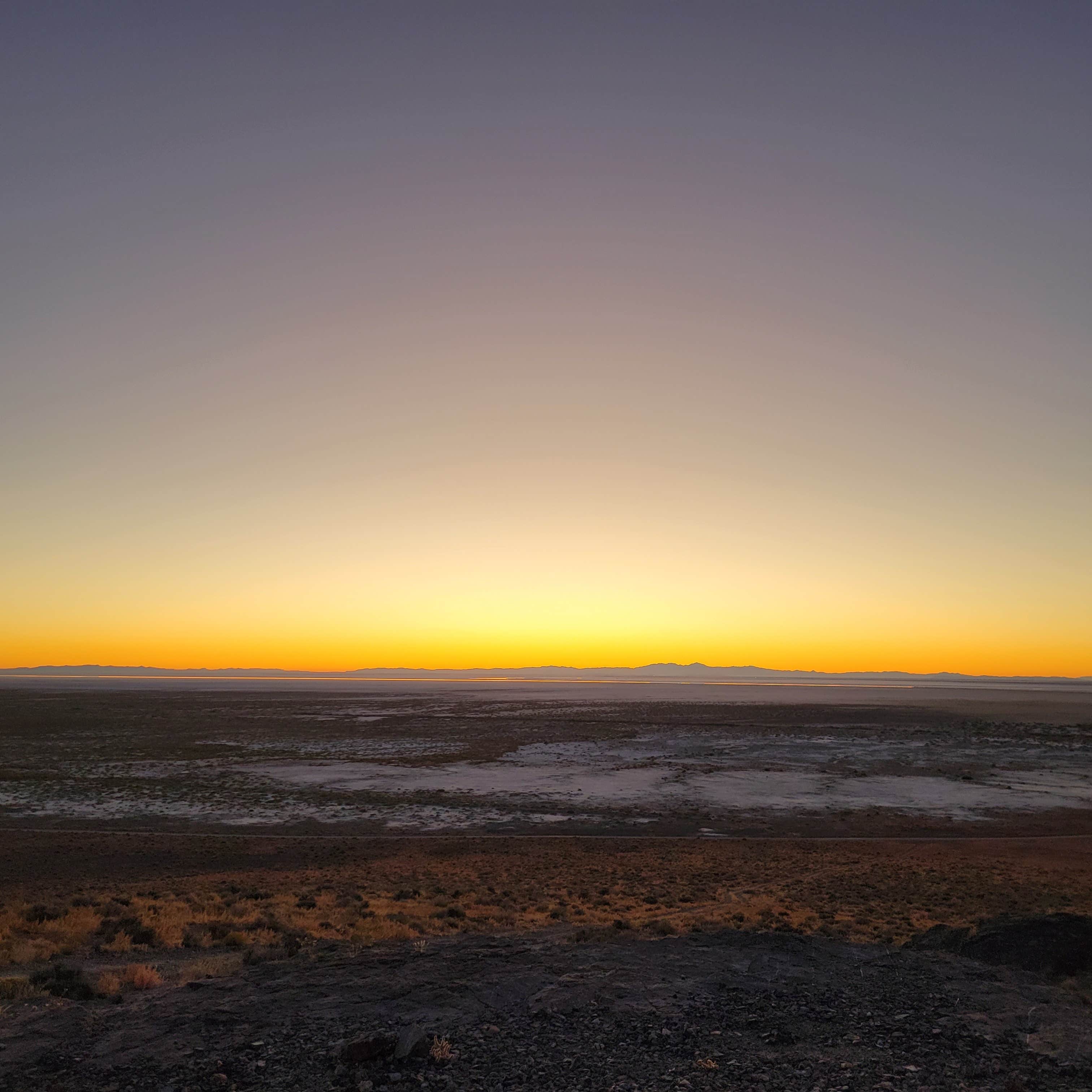 Silver Island Mountains by Bonneville Salt Flats