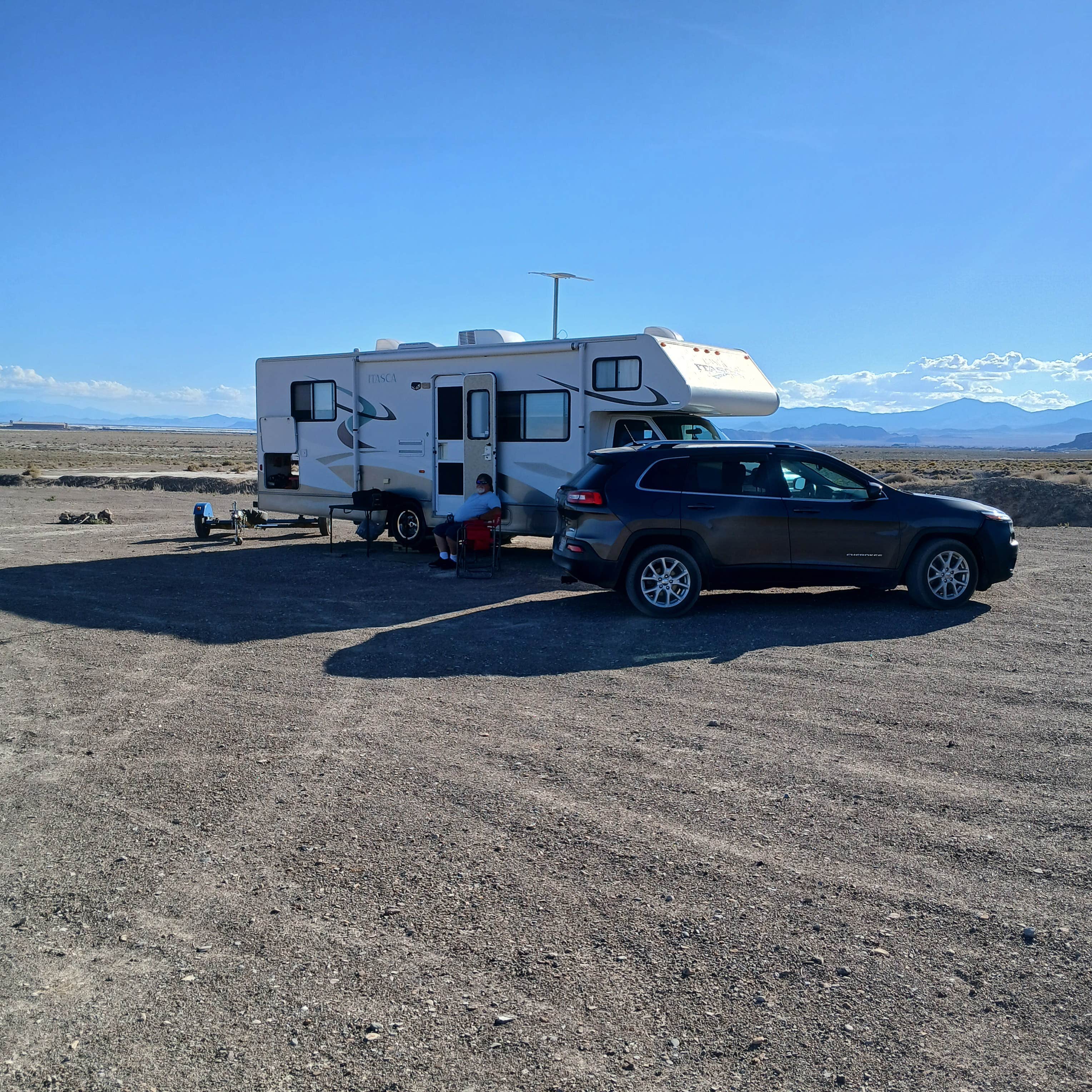 Dawn D.'s photo of rv camping at Silver Island Mountains by Bonneville Salt Flats near West Wendover, NV