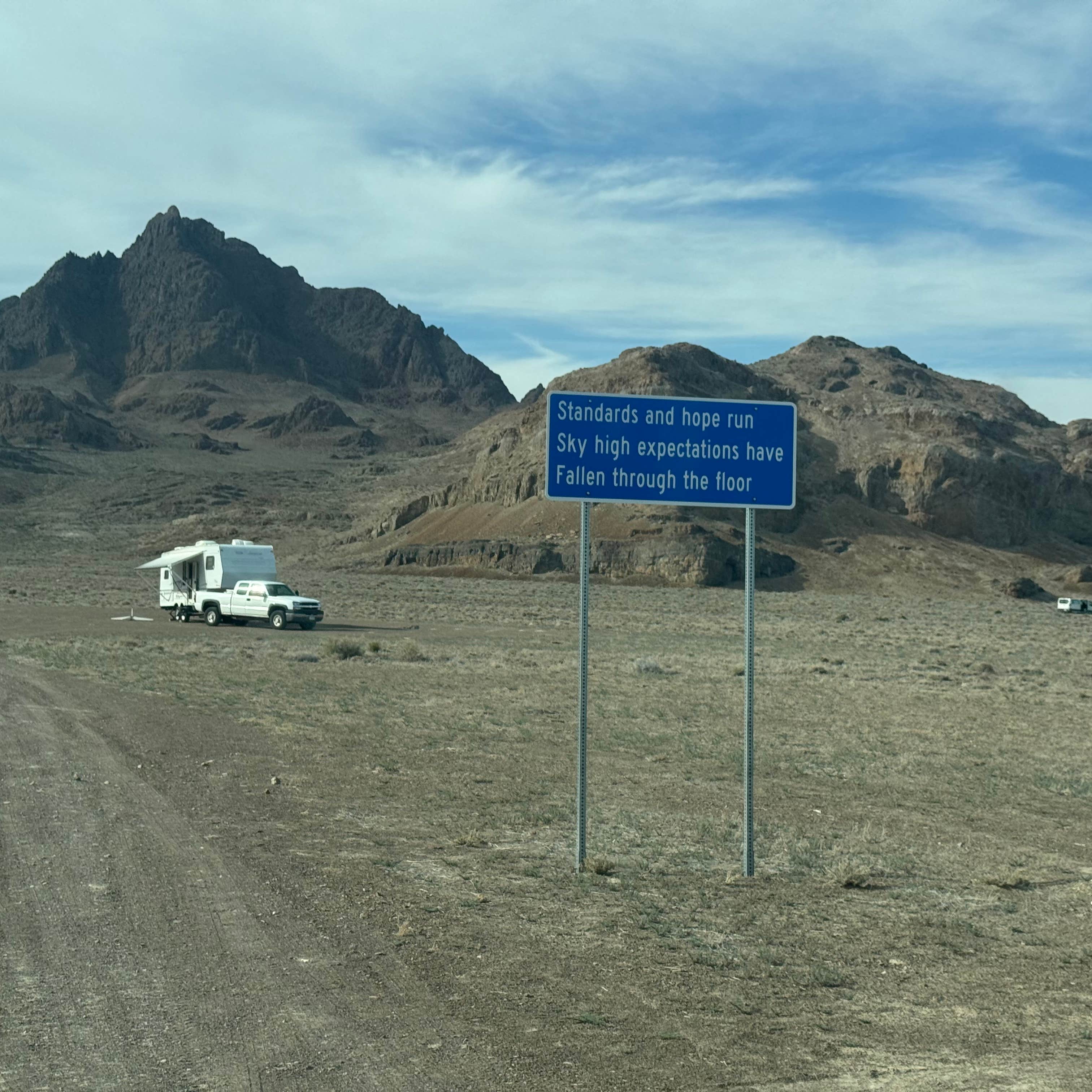 Silver Island Mountains by Bonneville Salt Flats Camping | Wendover, Utah