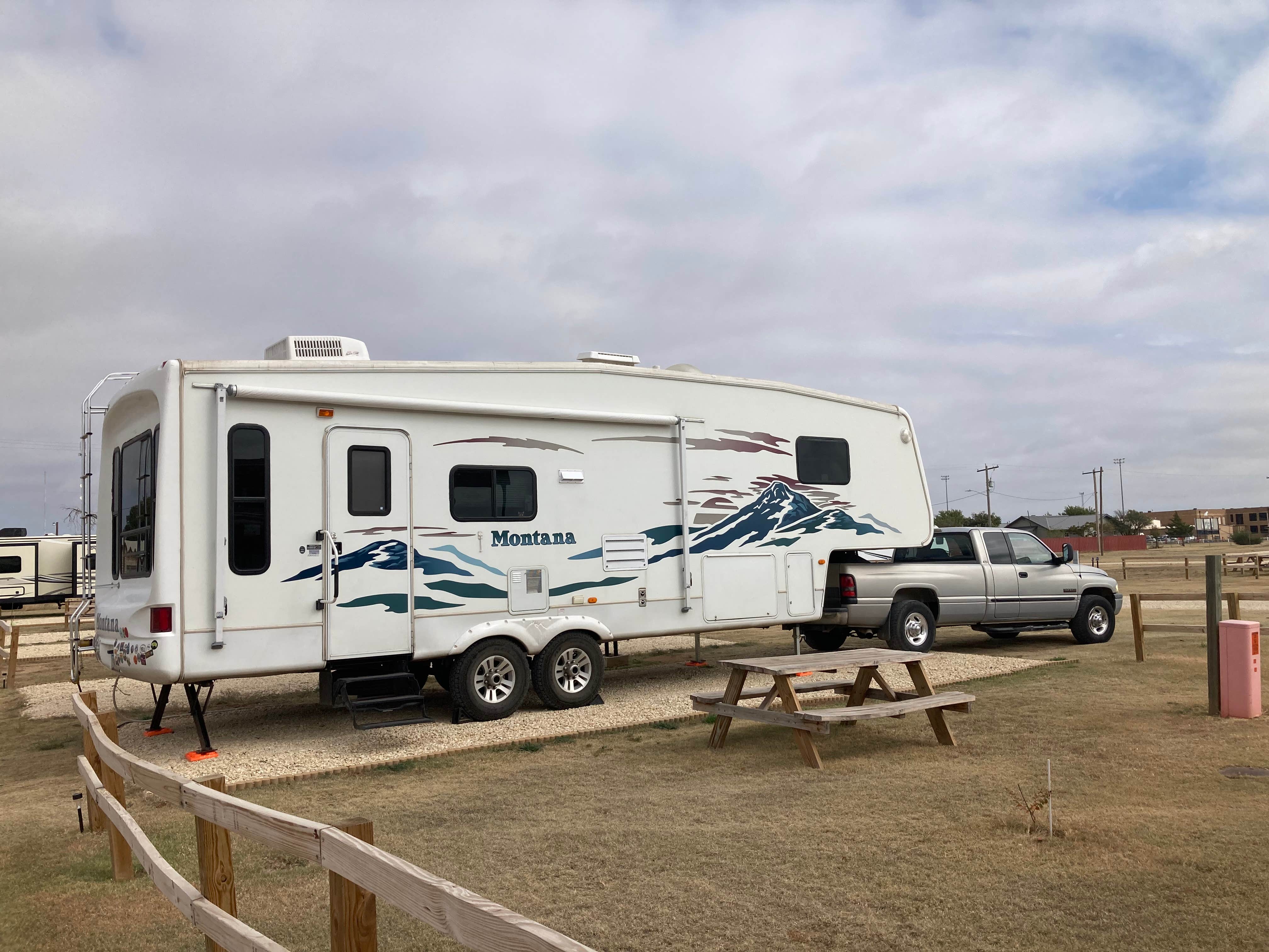 Lisa M.'s photo of rv camping at Silver Wind RV Park and Cabins near Estelline, TX