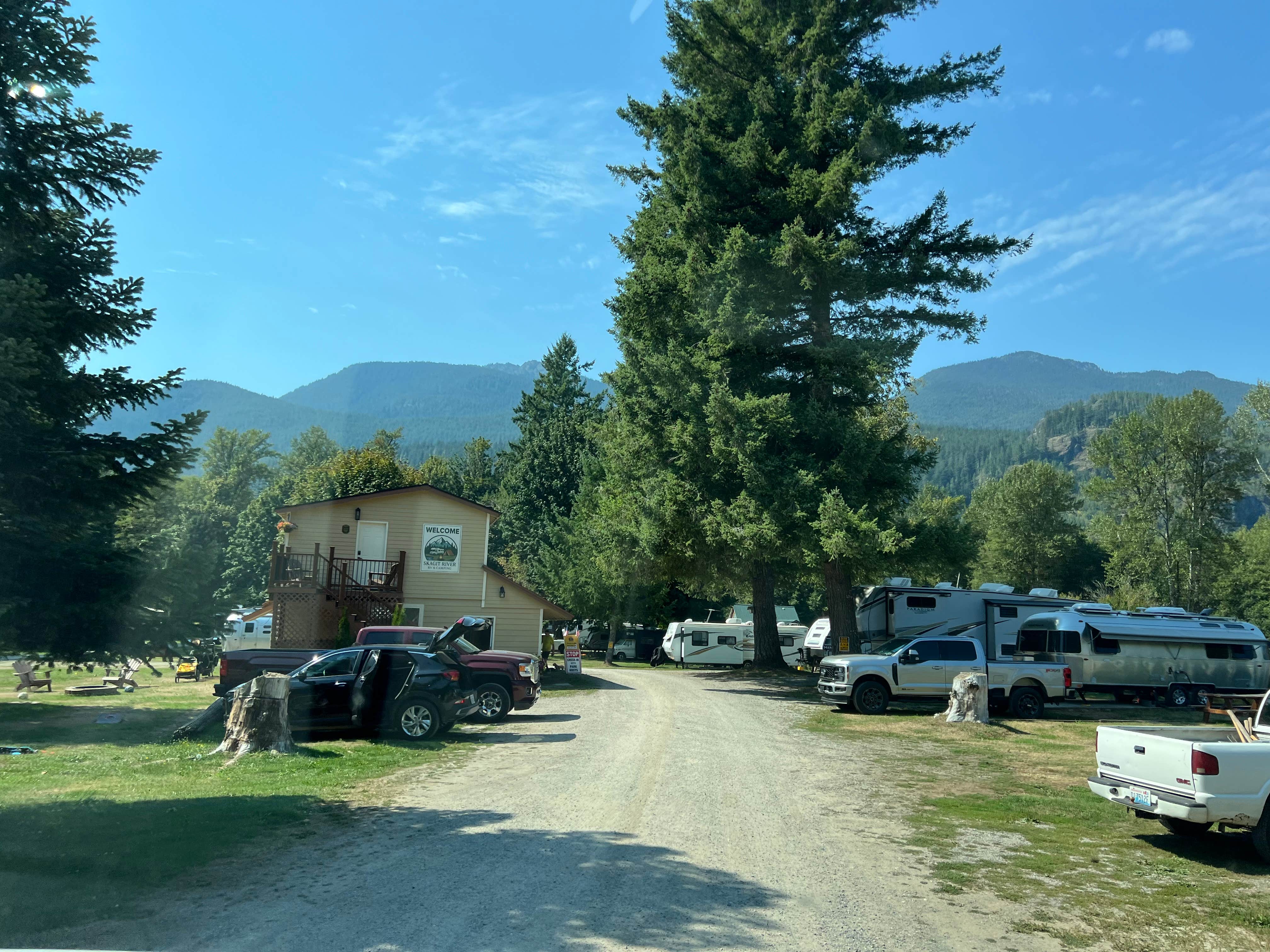 Meghan B.'s photo of rv camping at Skagit River RV & Campground near Concrete, WA