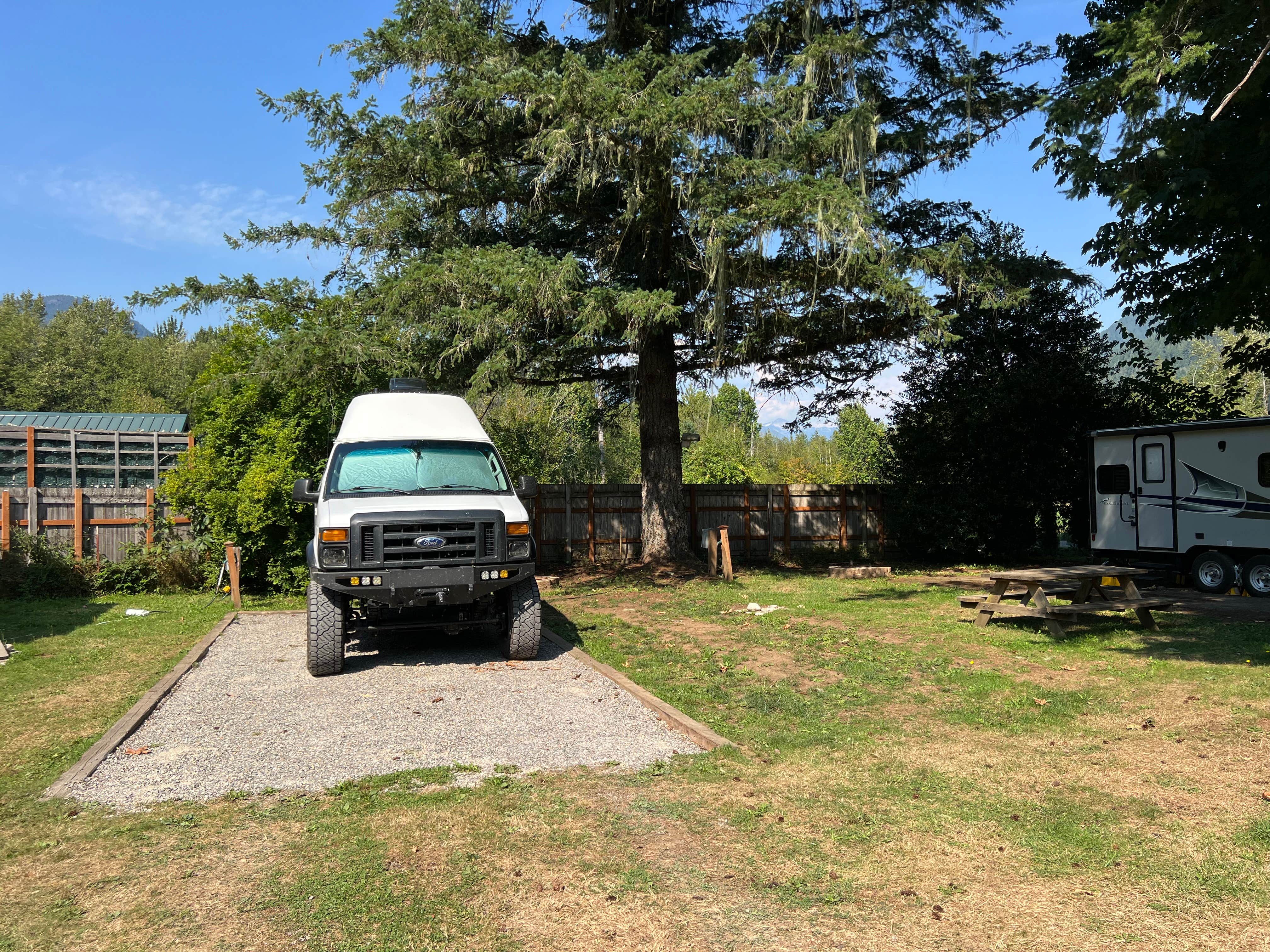 Meghan B.'s photo of rv camping at Skagit River RV & Campground near Lake Chelan National Recreation Area