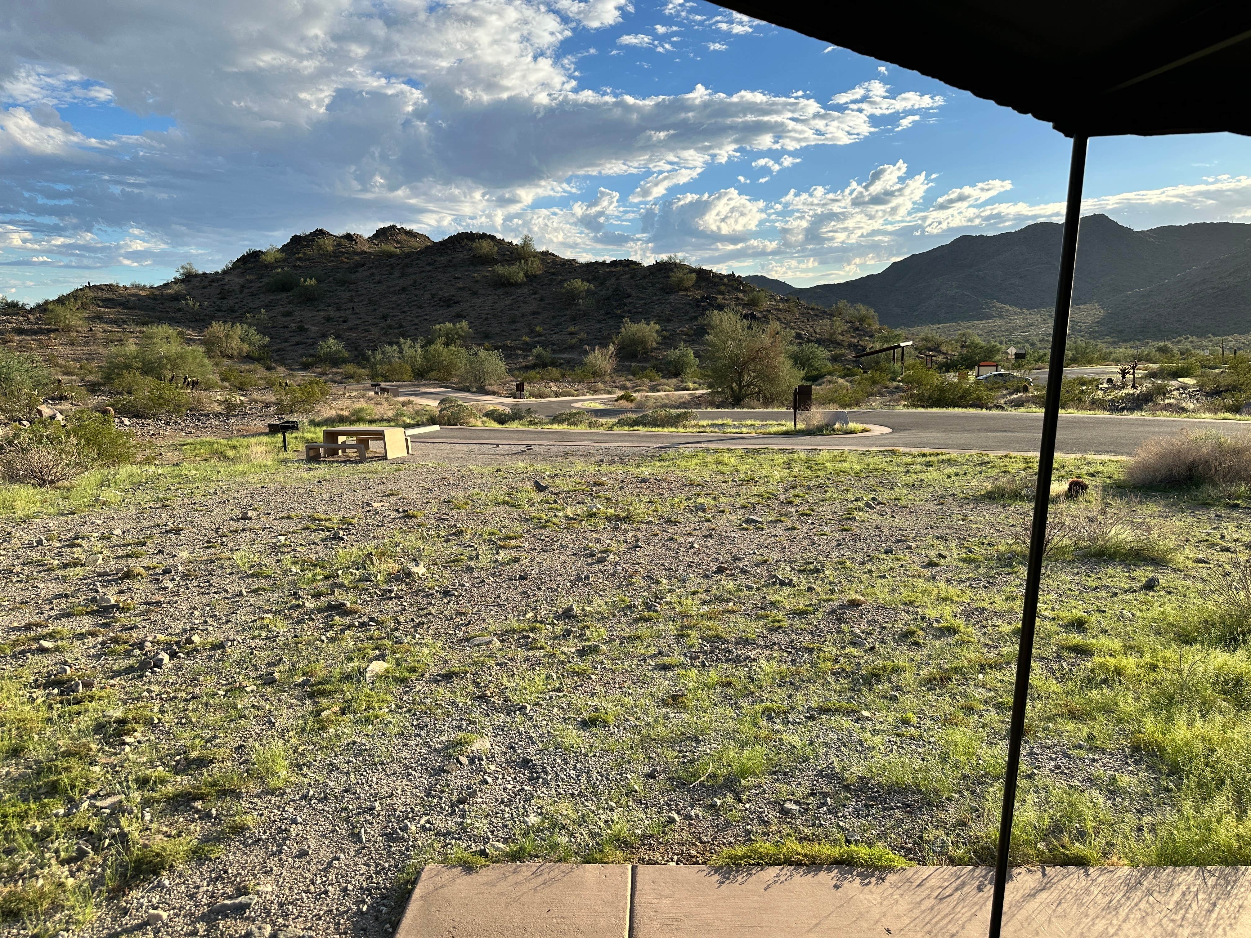 Taylor S.'s photo of camping with pets at Skyline Regional Park near Aguila, AZ